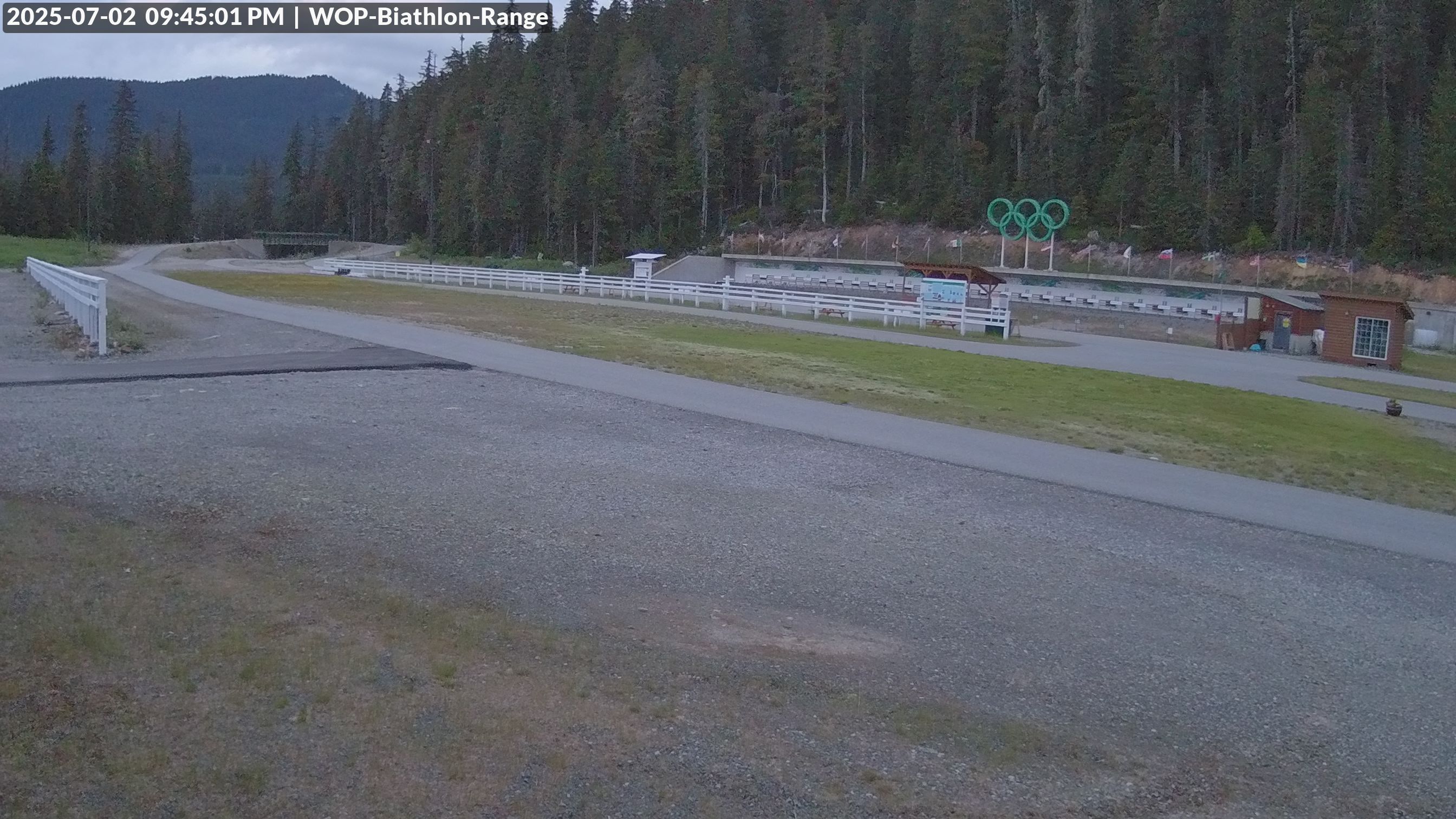 View looking North East to the Olympic Biathlon Range