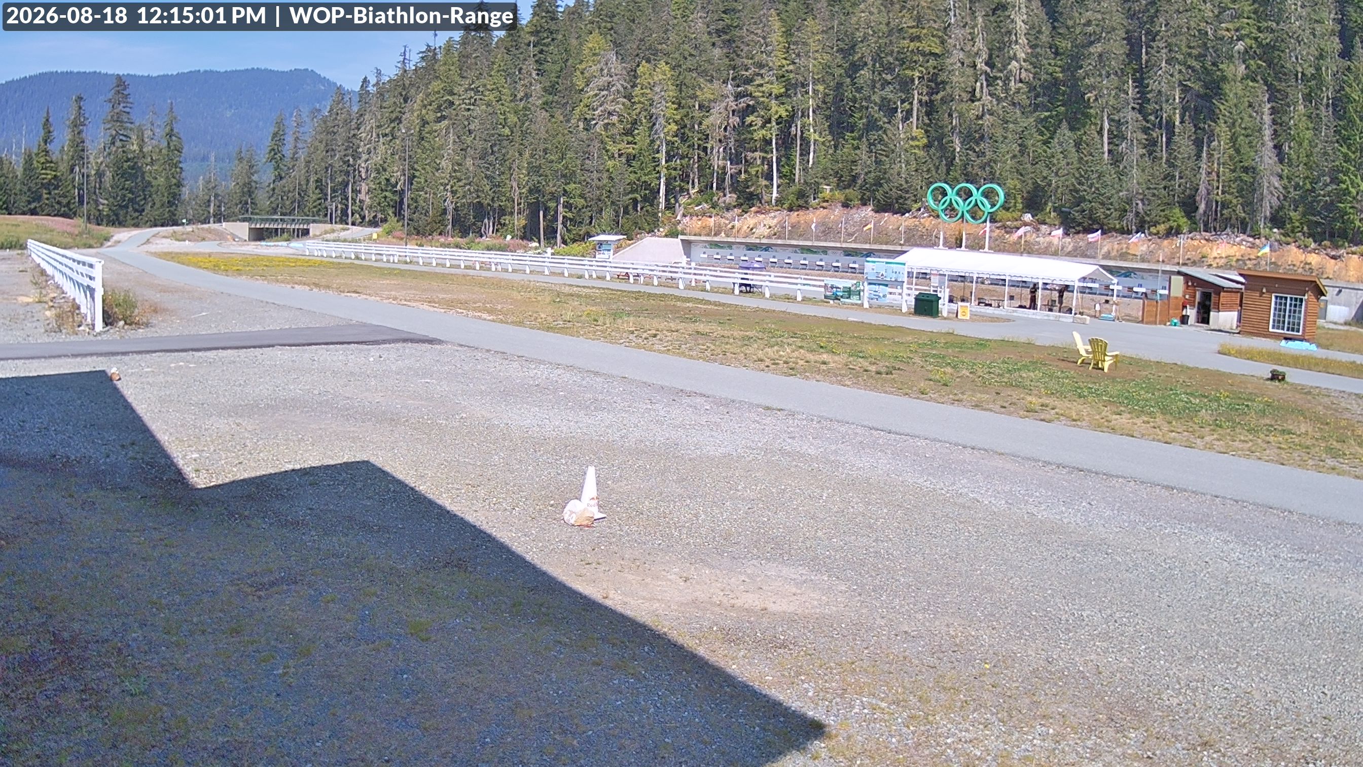 View looking North East to the Olympic Biathlon Range