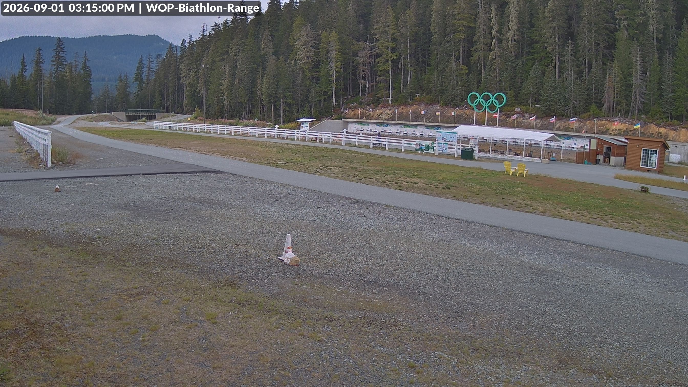 View looking North East to the Olympic Biathlon Range