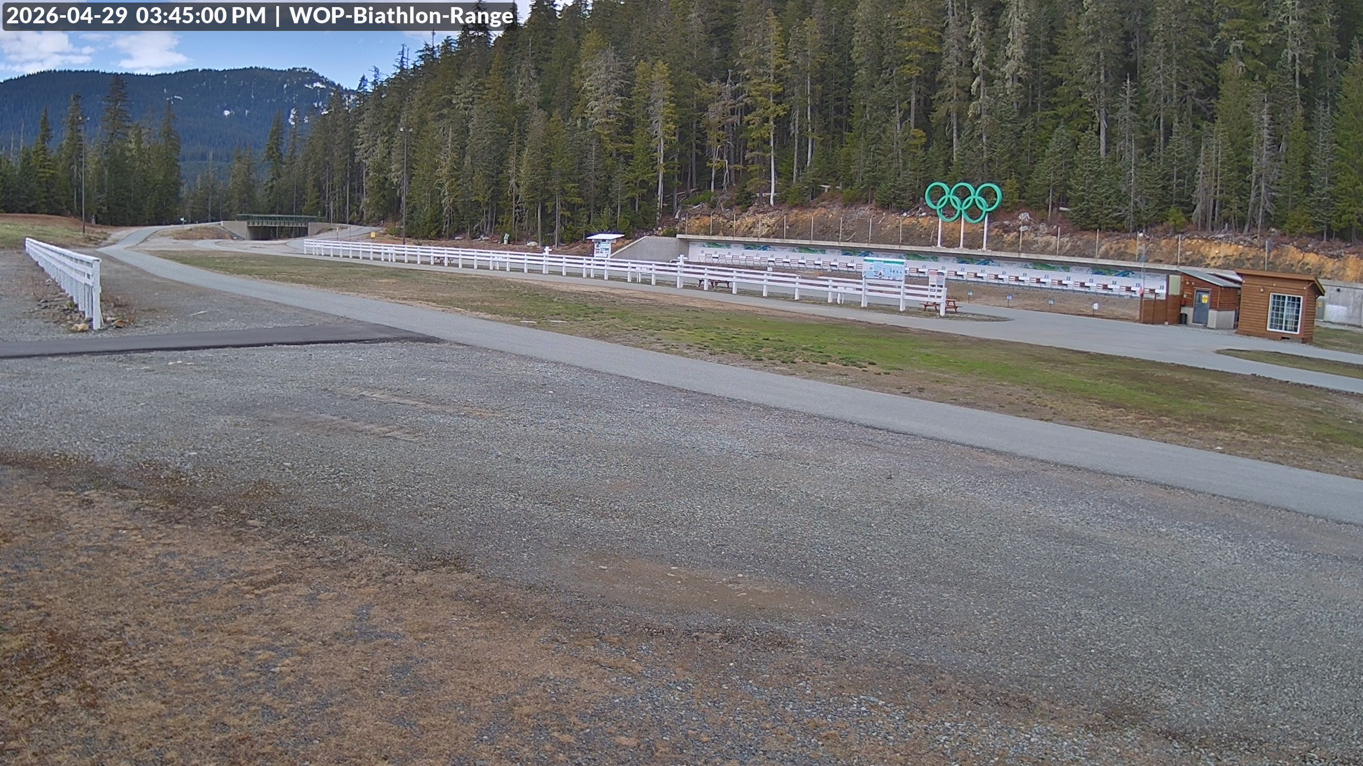 View looking North East to the Olympic Biathlon Range