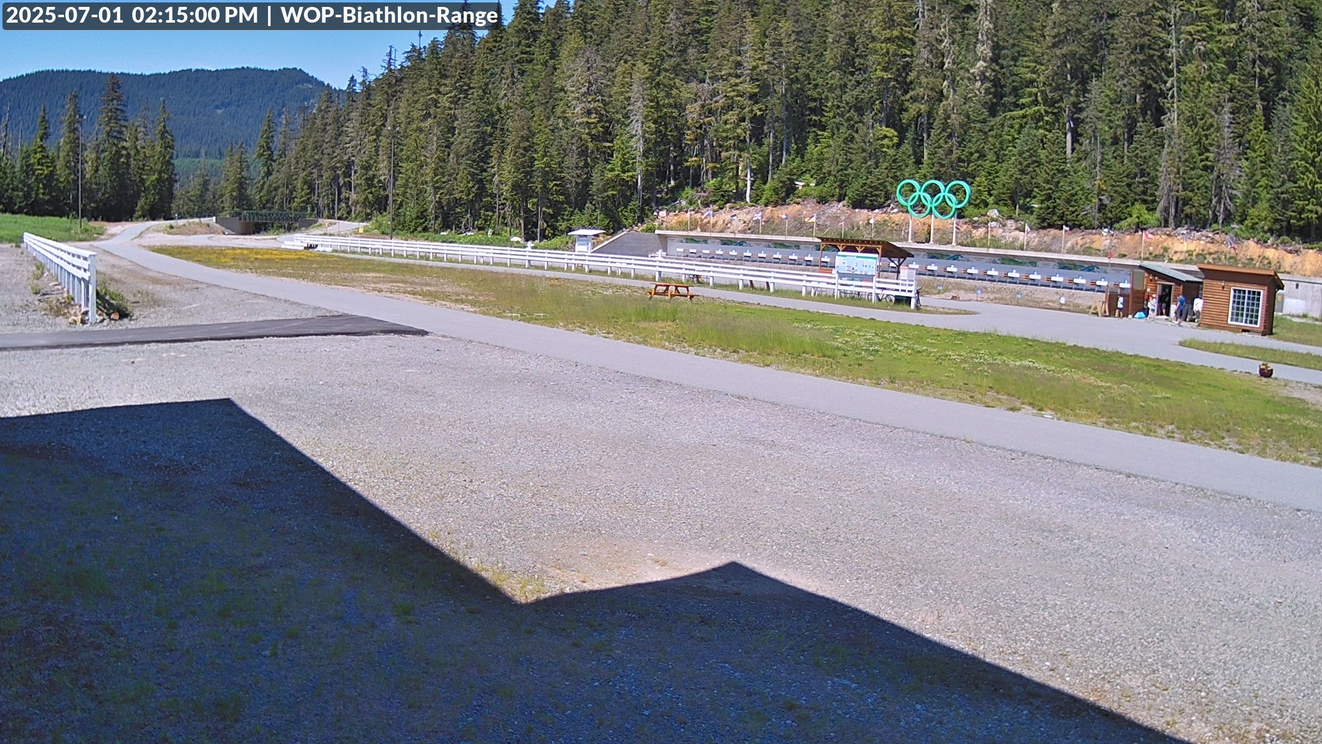 View looking North East to the Olympic Biathlon Range