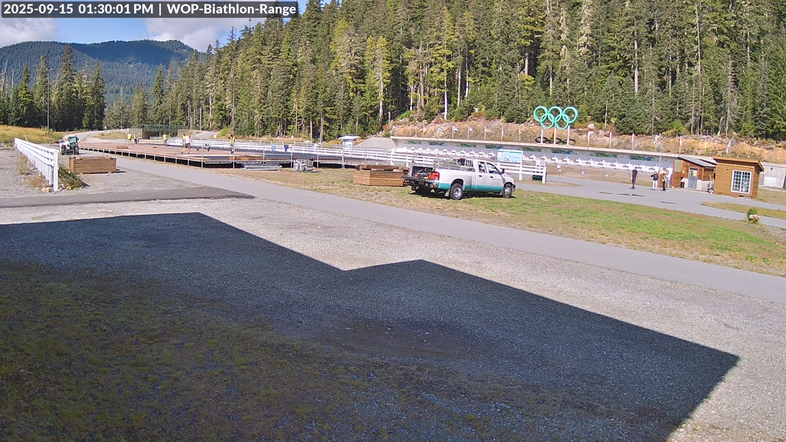 View looking North East to the Olympic Biathlon Range