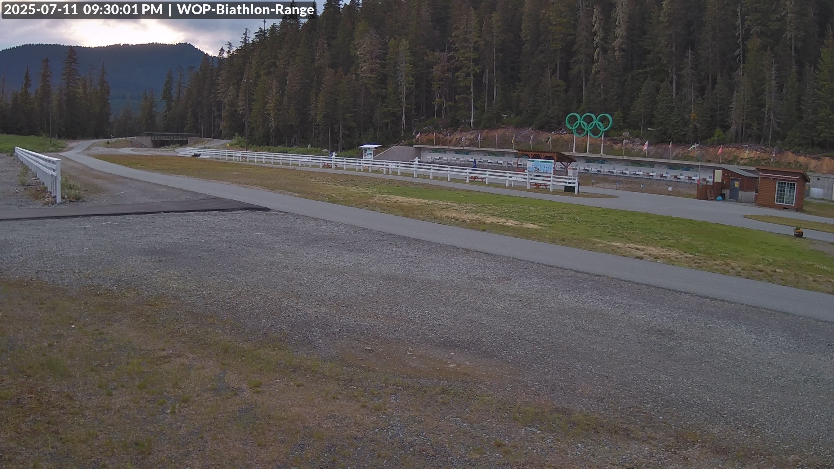 View looking North East to the Olympic Biathlon Range