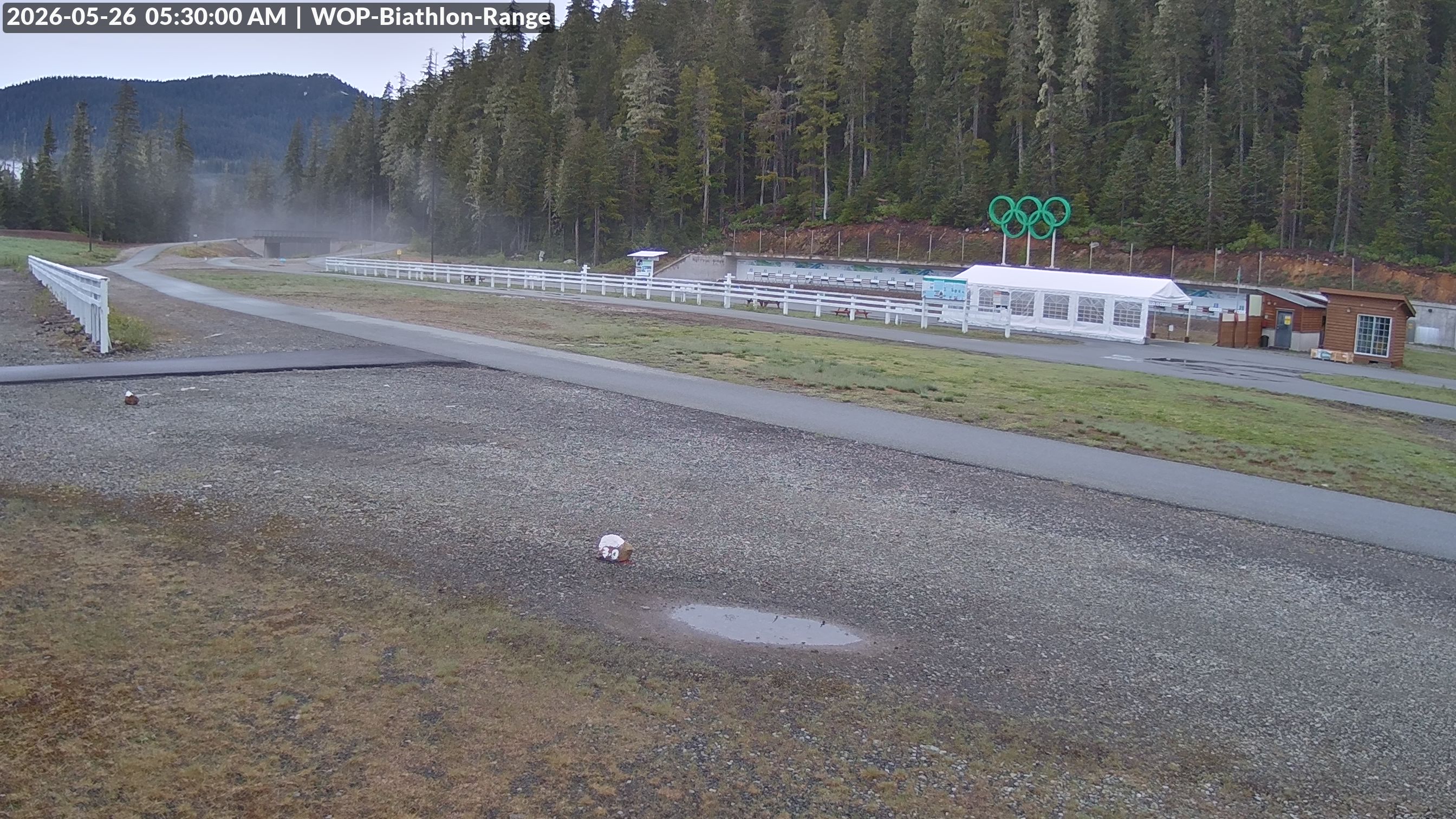 View looking North East to the Olympic Biathlon Range