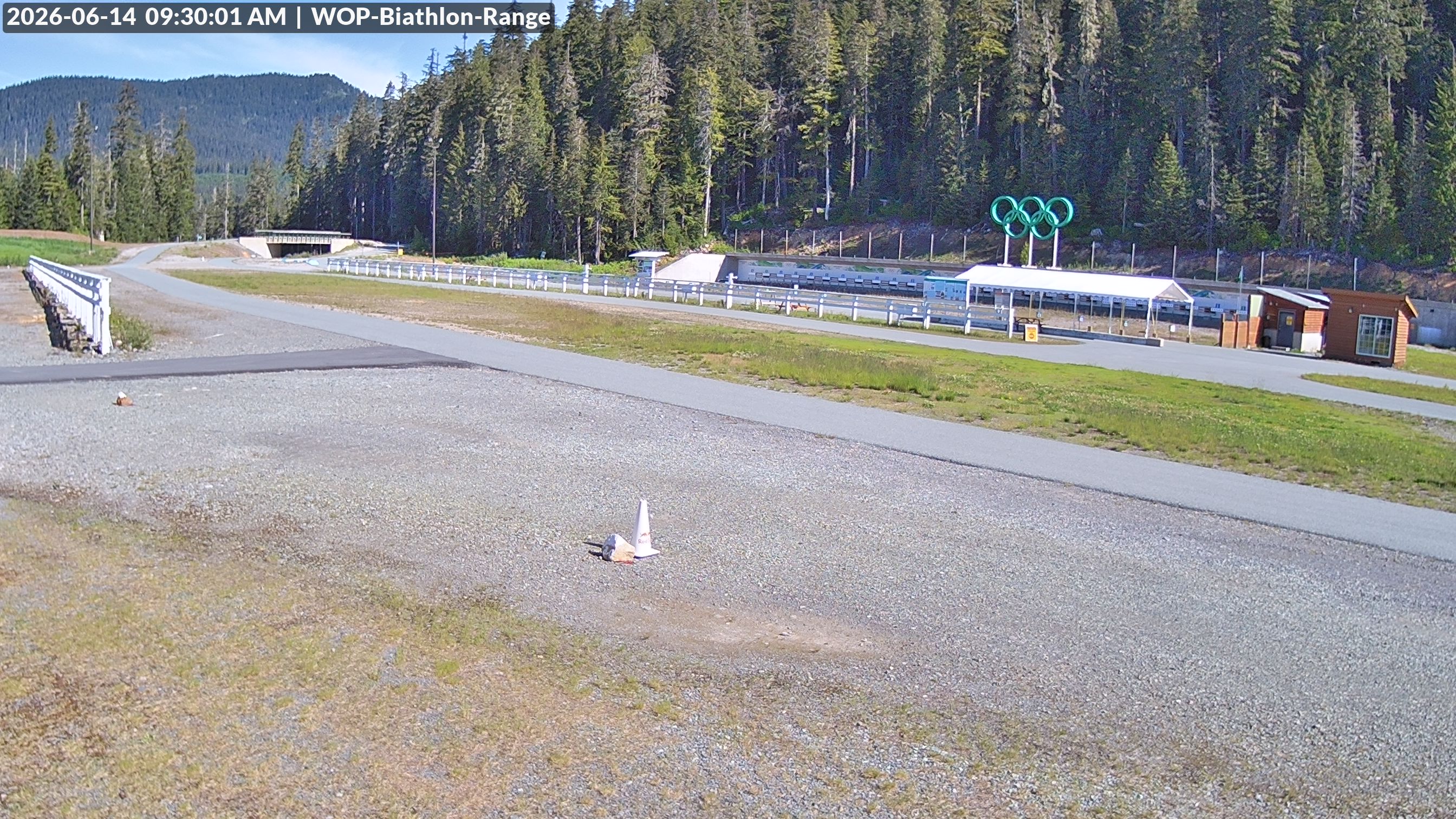 View looking North East to the Olympic Biathlon Range