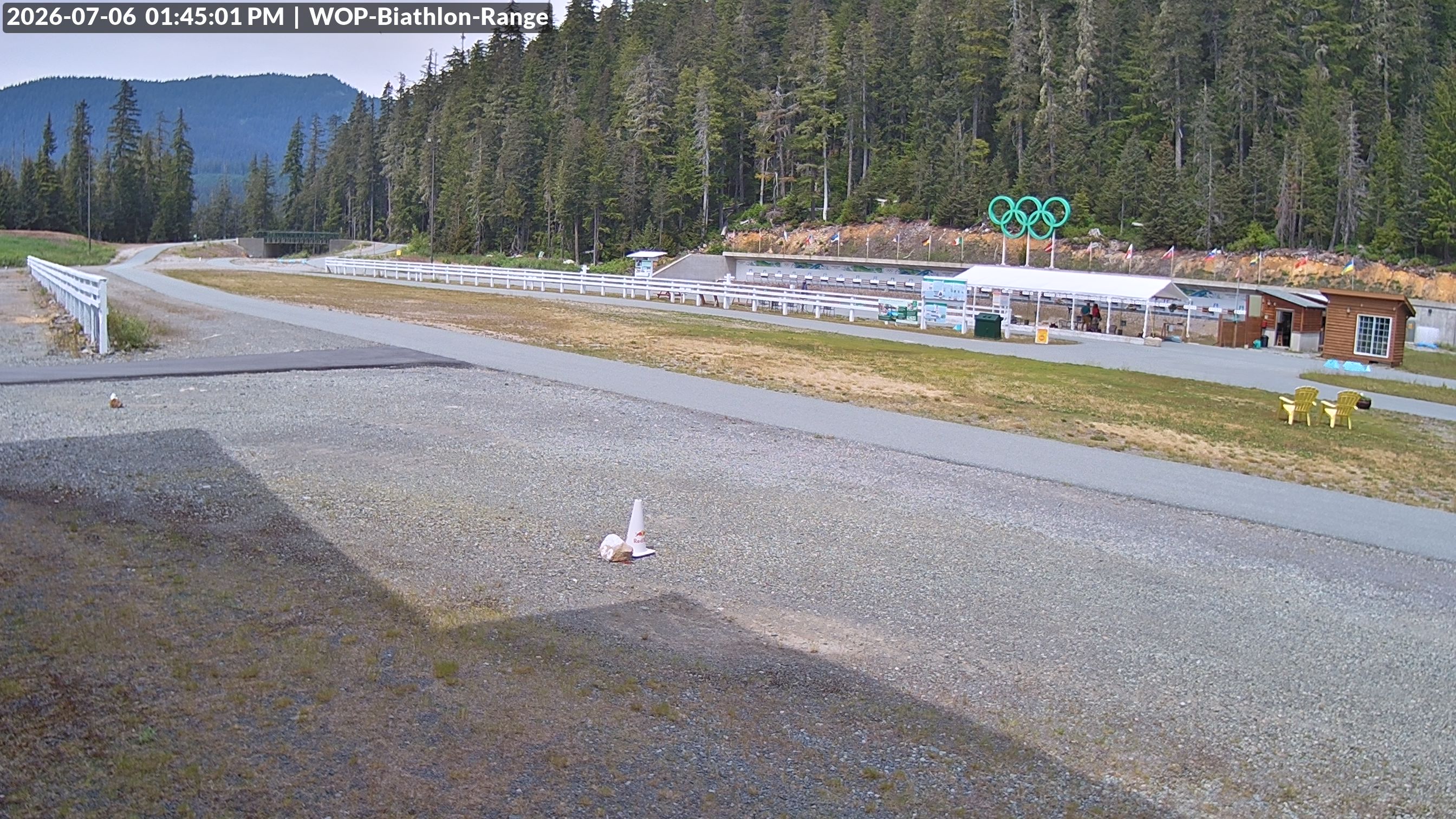 View looking North East to the Olympic Biathlon Range
