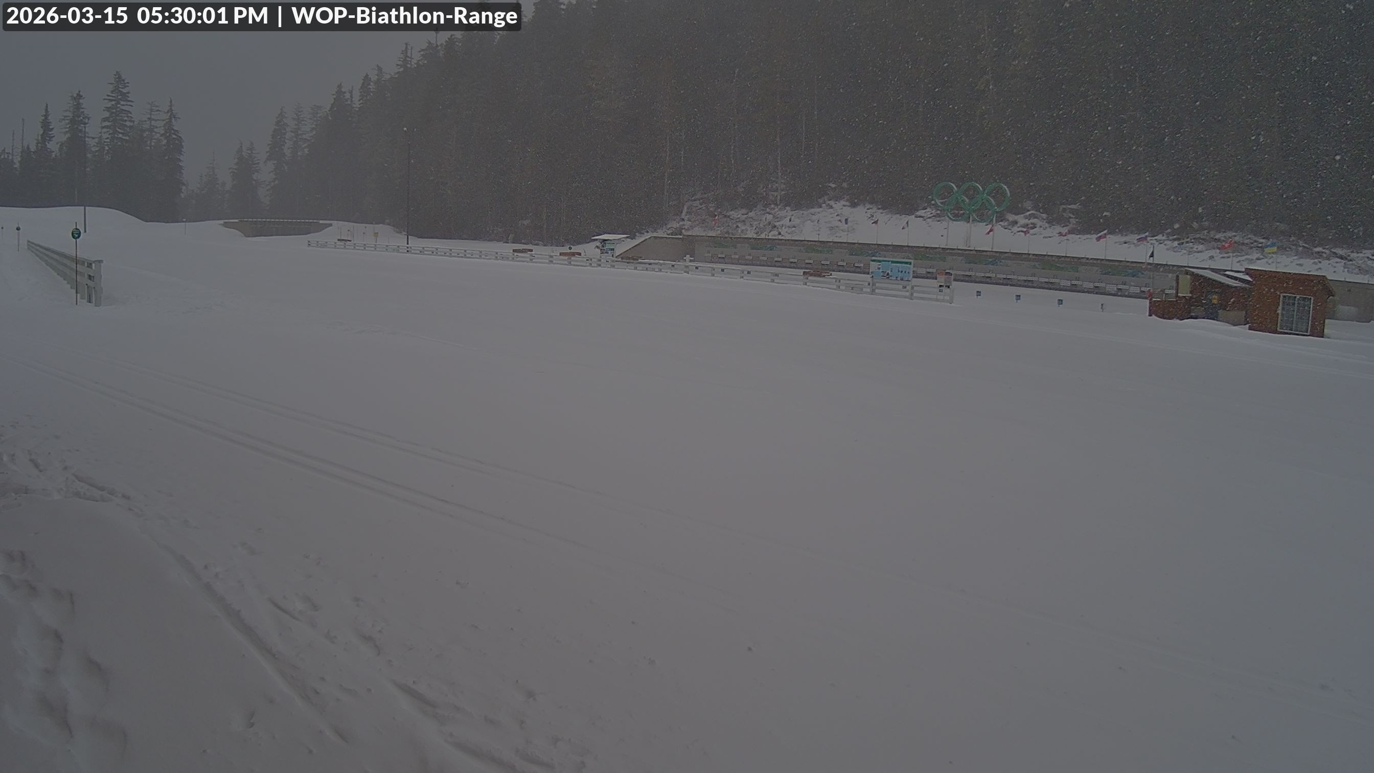 View looking North East to the Olympic Biathlon Range