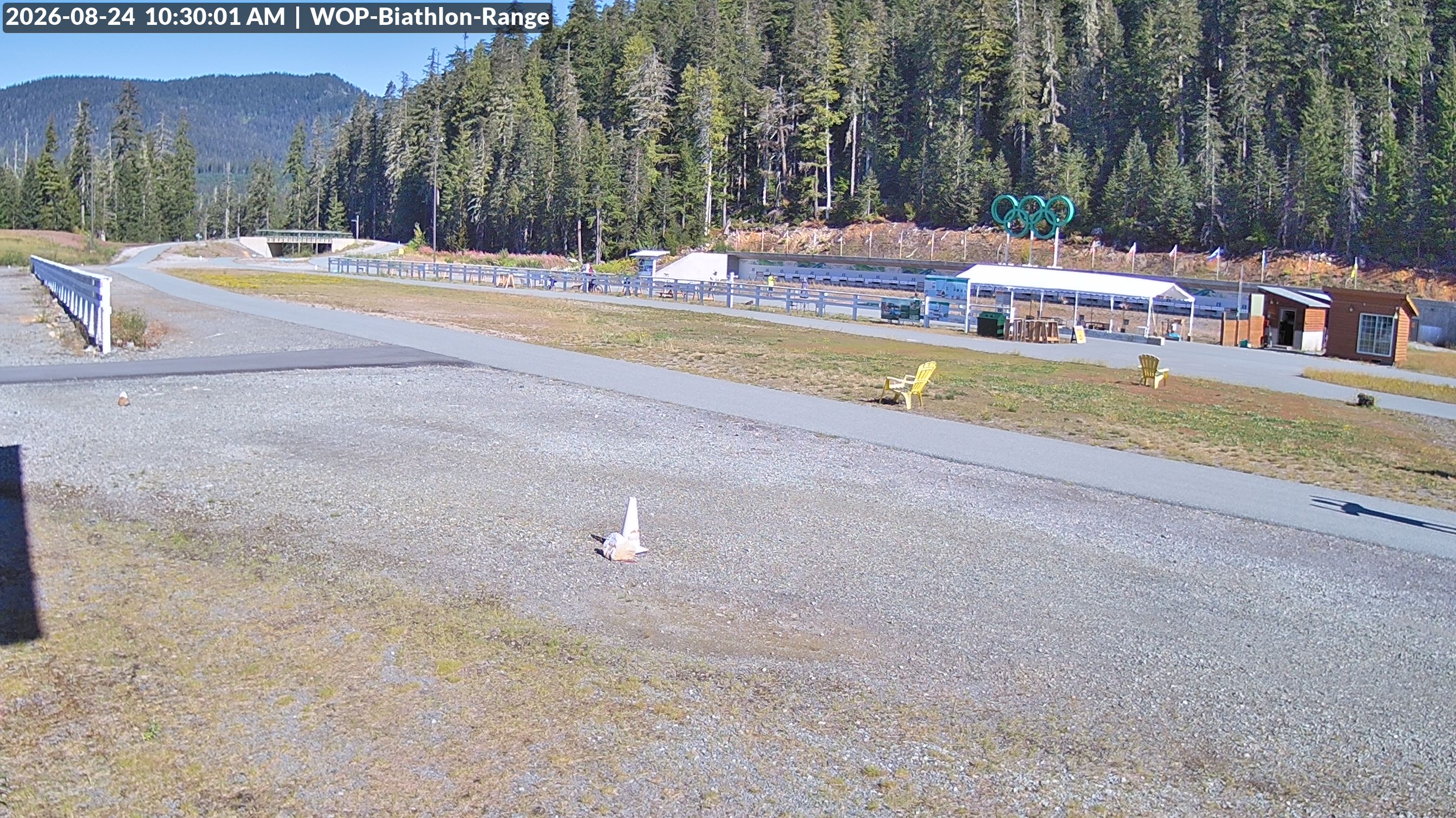 View looking North East to the Olympic Biathlon Range