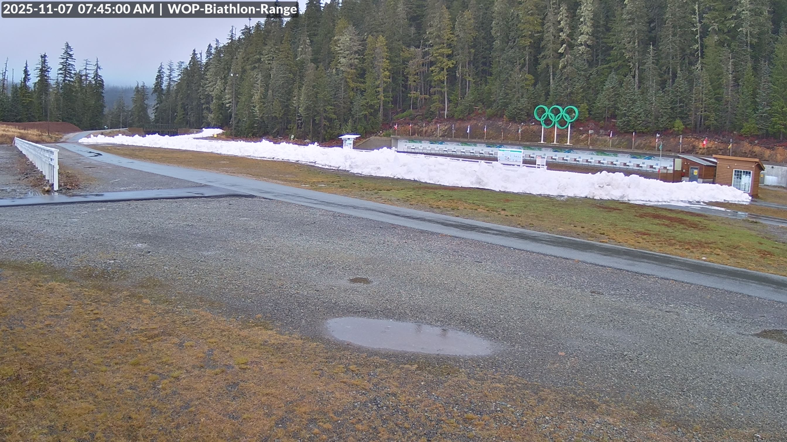 View looking North East to the Olympic Biathlon Range