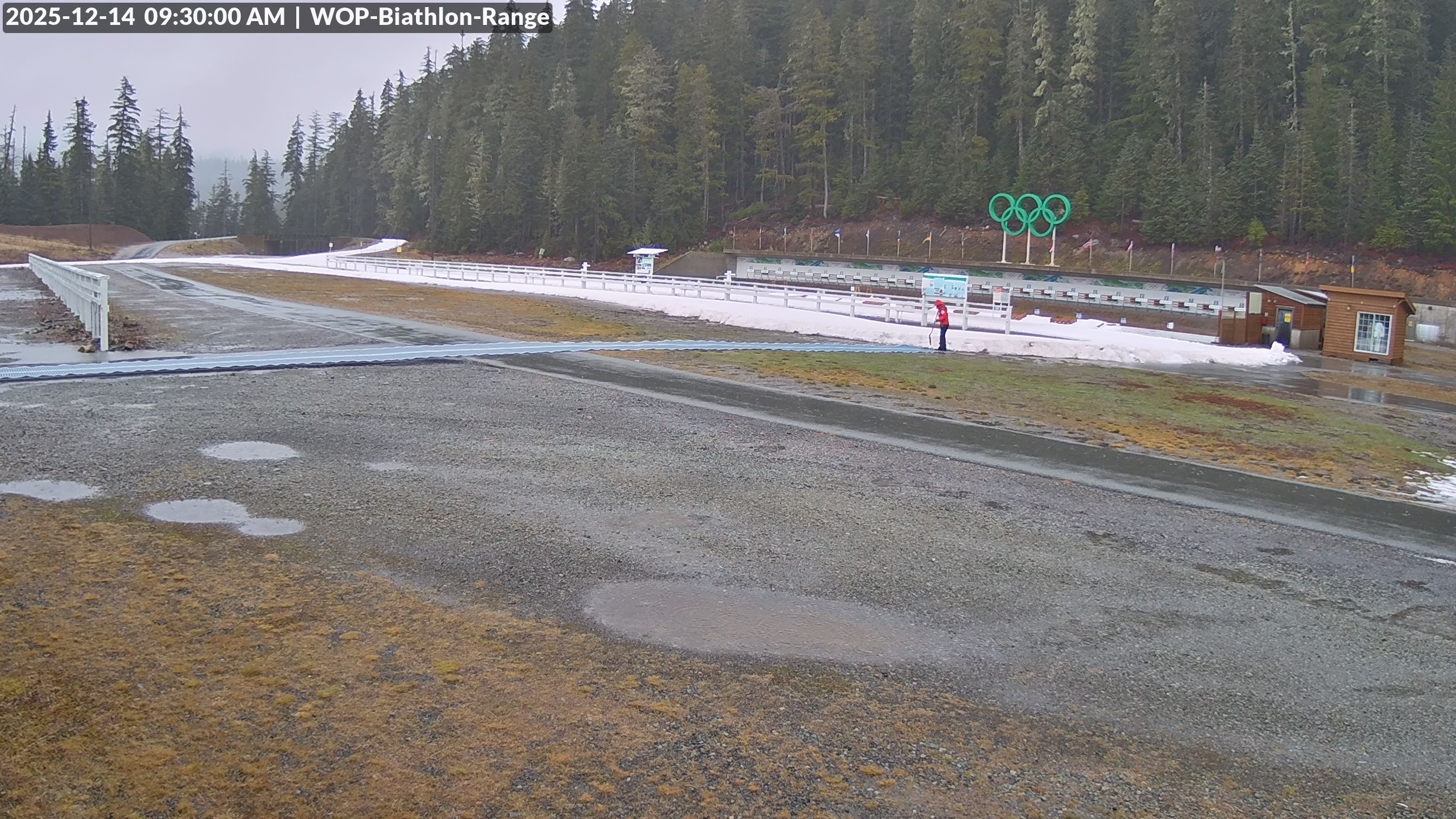 View looking North East to the Olympic Biathlon Range