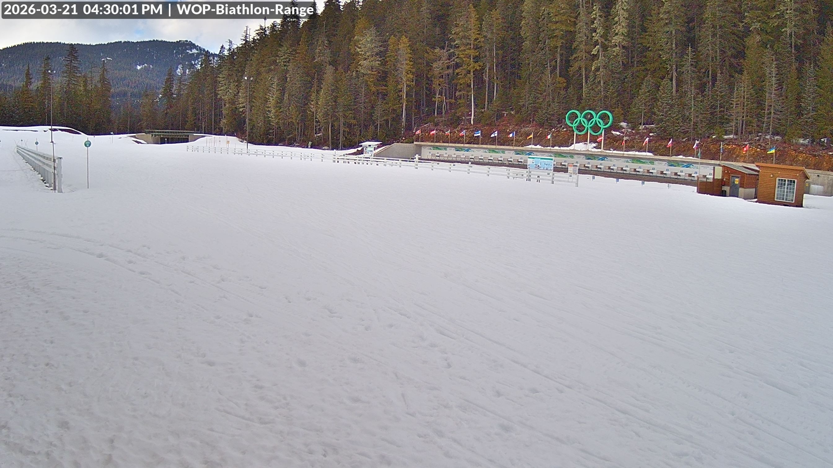 View looking North East to the Olympic Biathlon Range