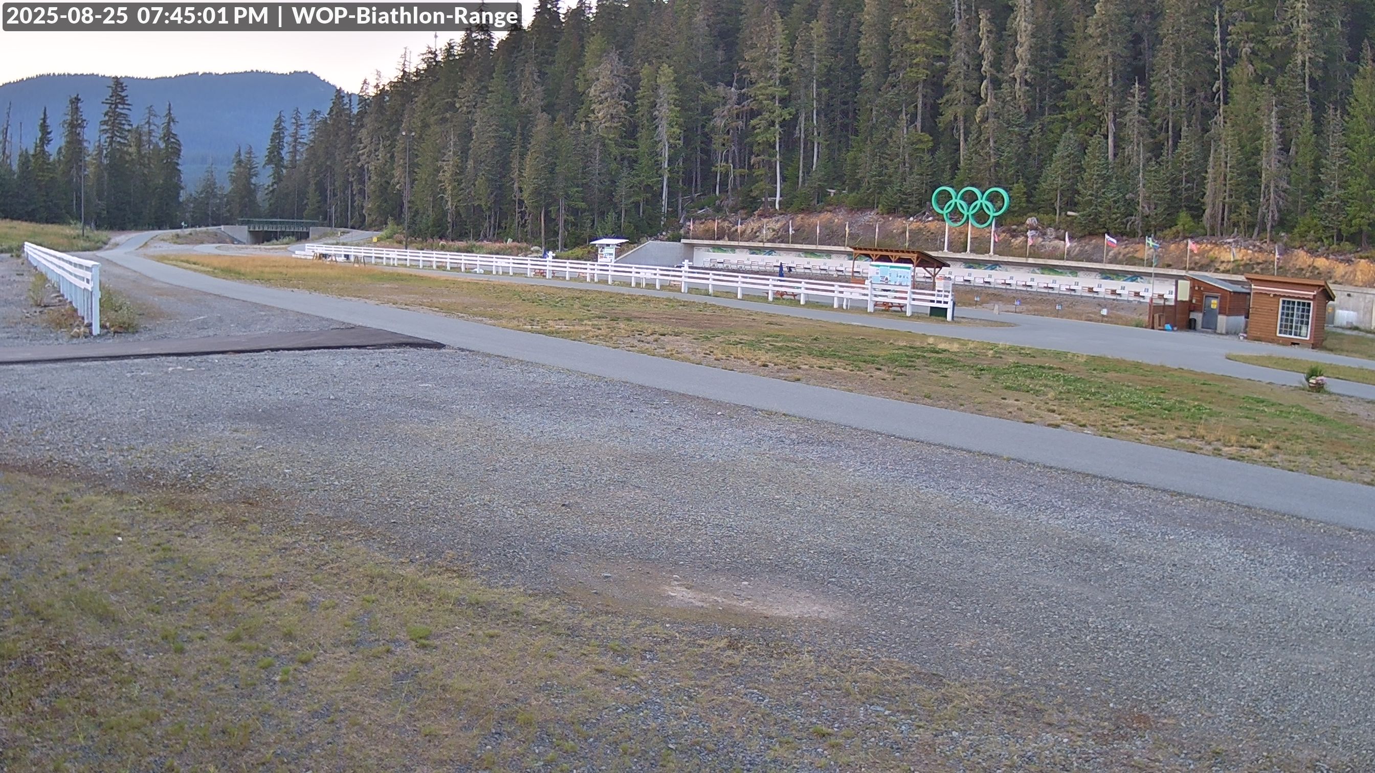View looking North East to the Olympic Biathlon Range