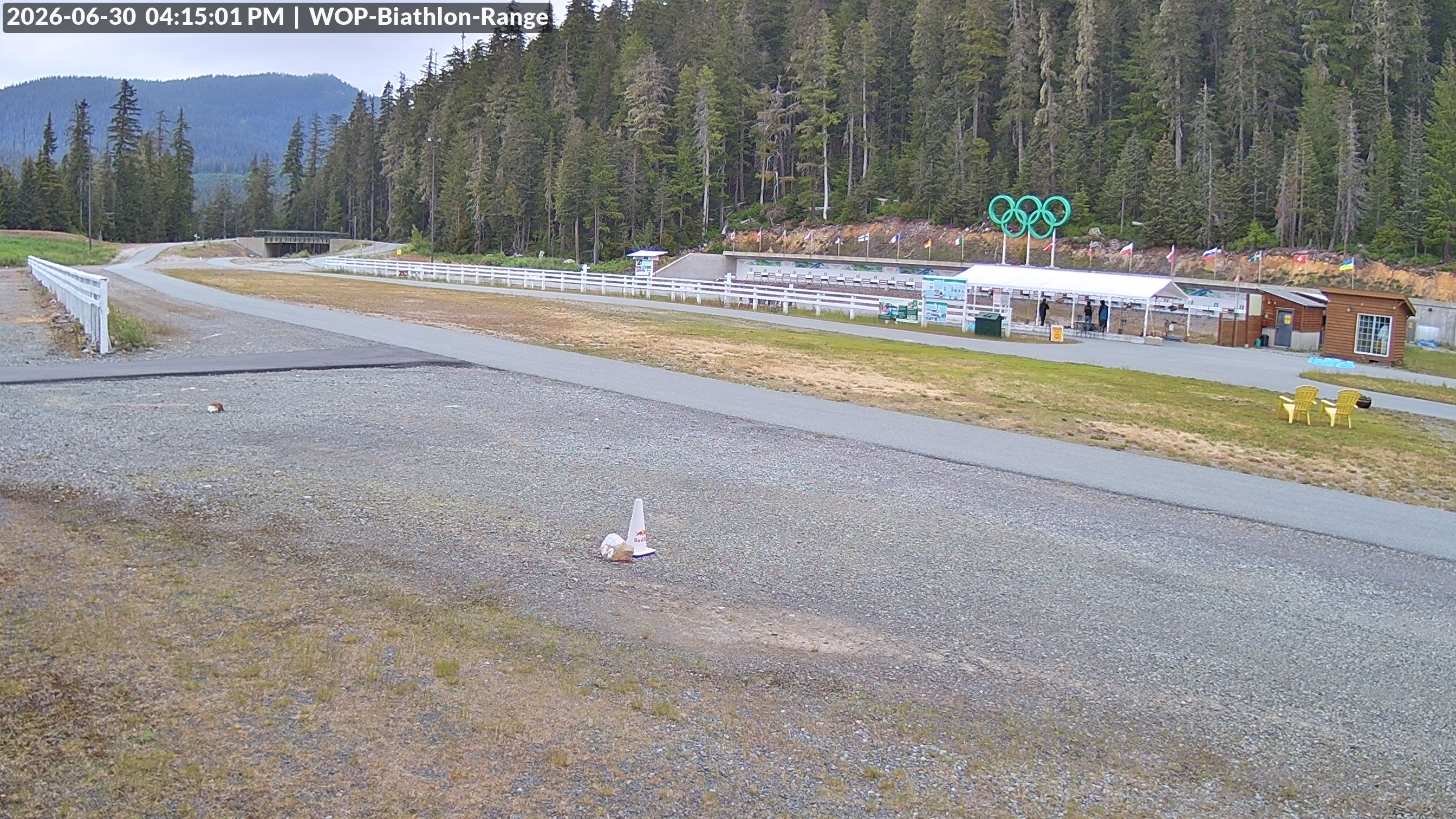 View looking North East to the Olympic Biathlon Range