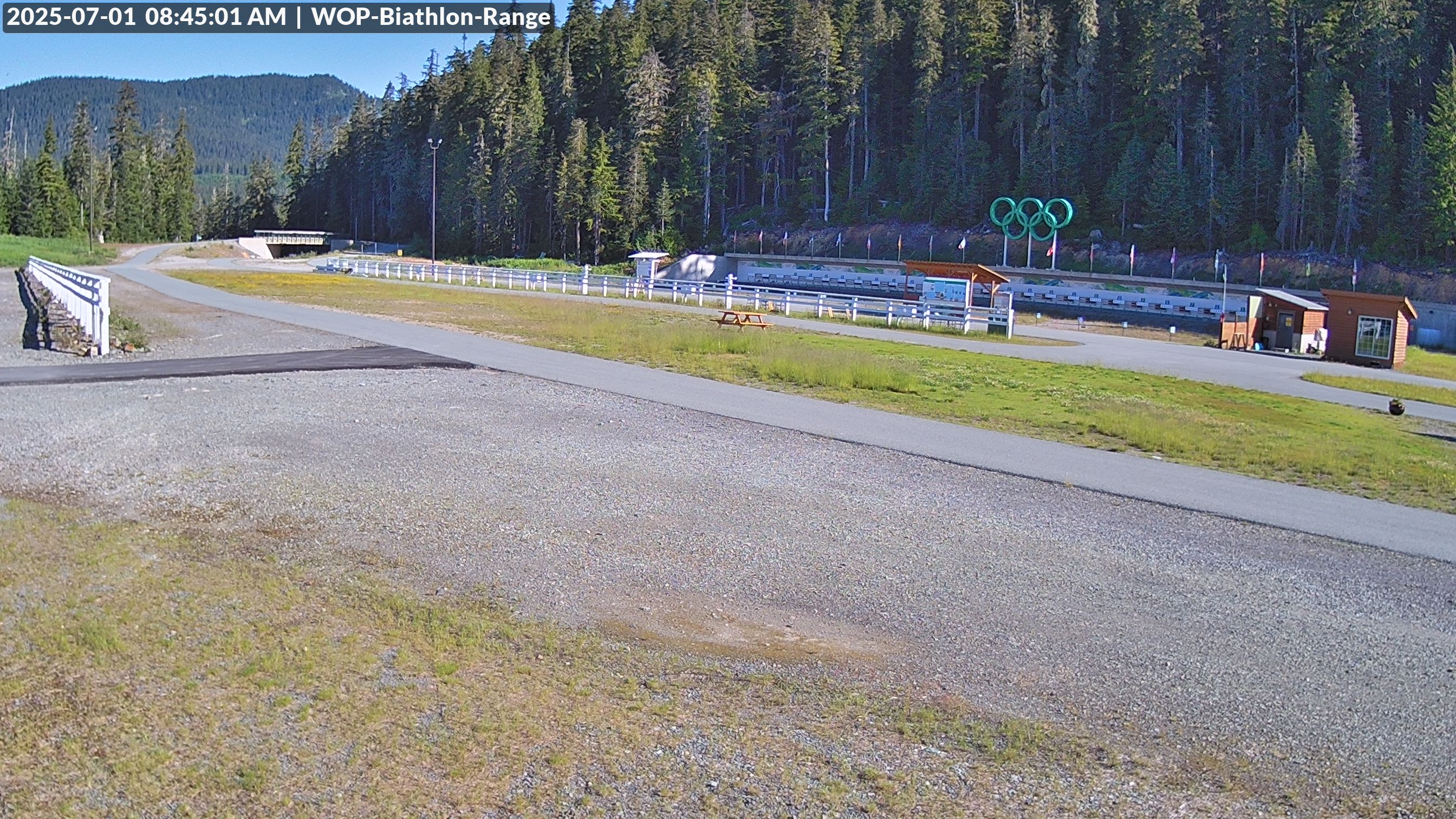 View looking North East to the Olympic Biathlon Range