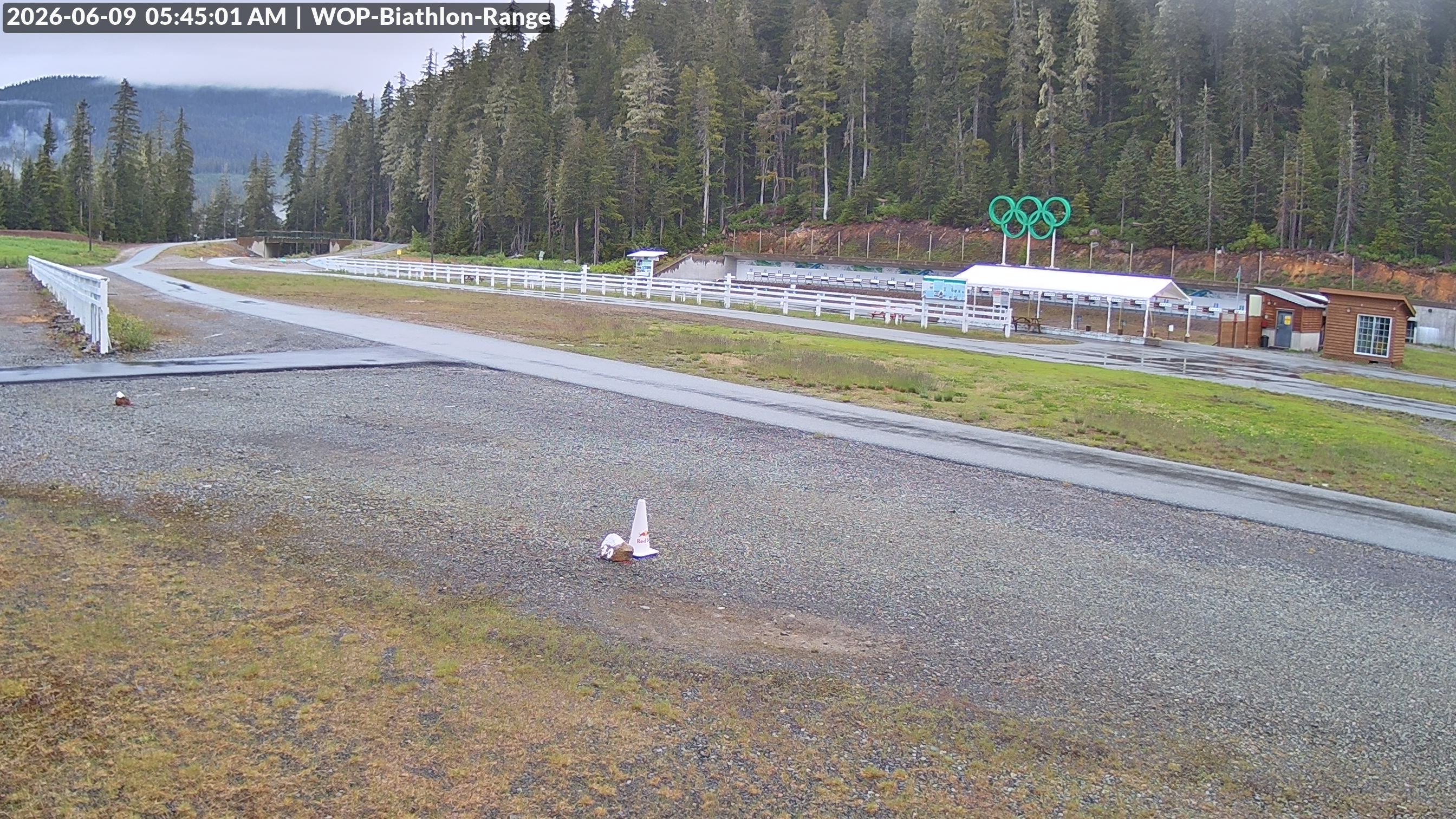 View looking North East to the Olympic Biathlon Range