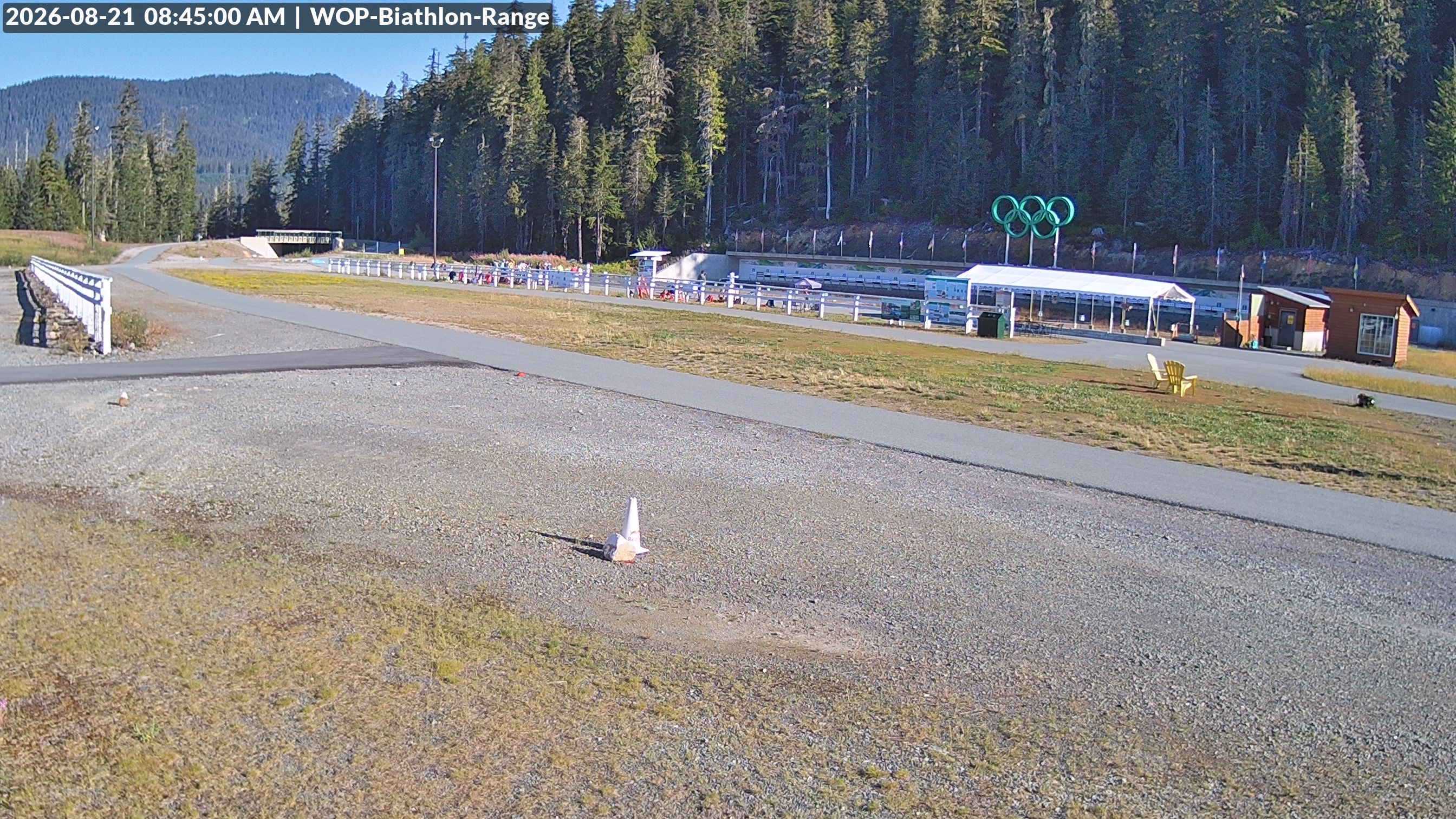 View looking North East to the Olympic Biathlon Range