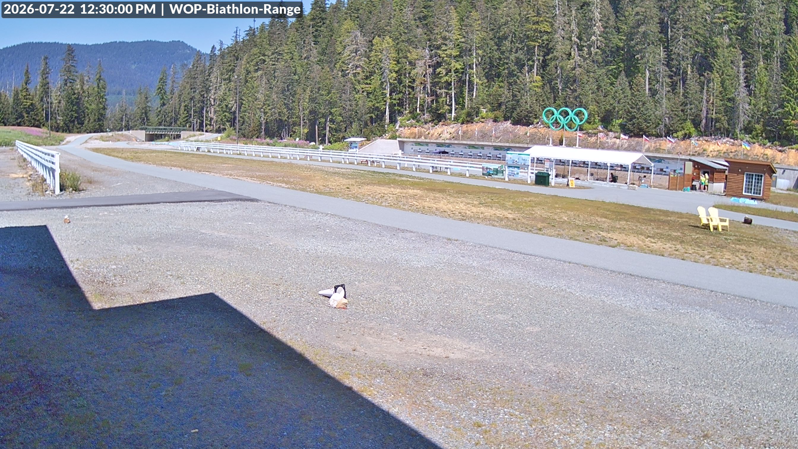 View looking North East to the Olympic Biathlon Range