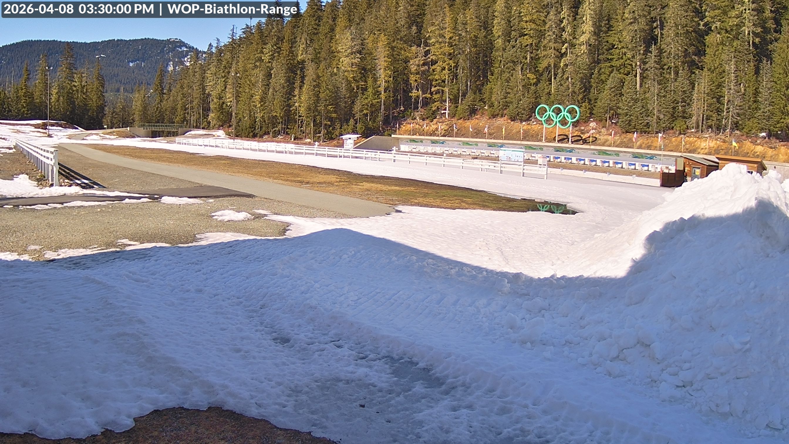 View looking North East to the Olympic Biathlon Range