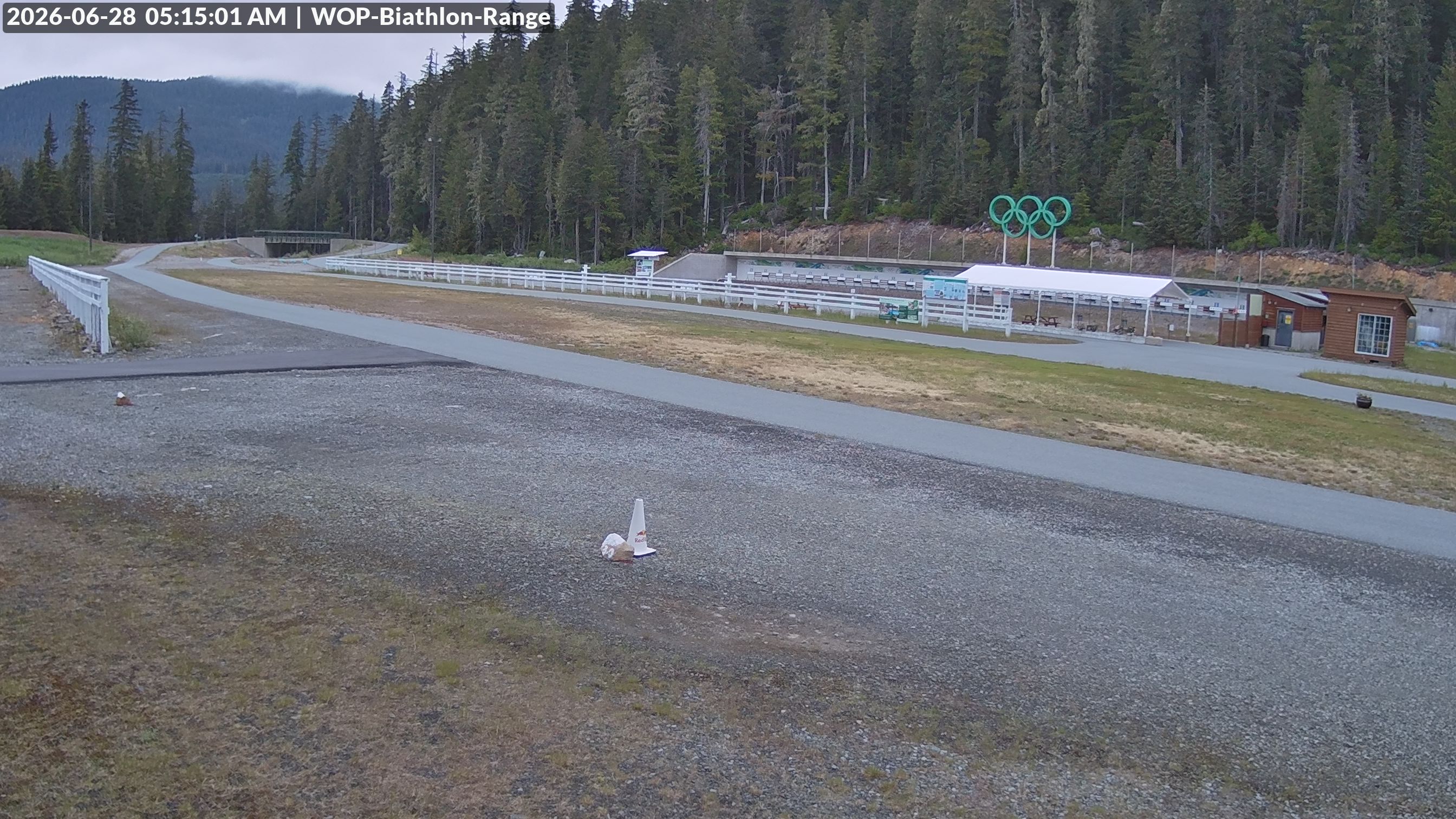 View looking North East to the Olympic Biathlon Range