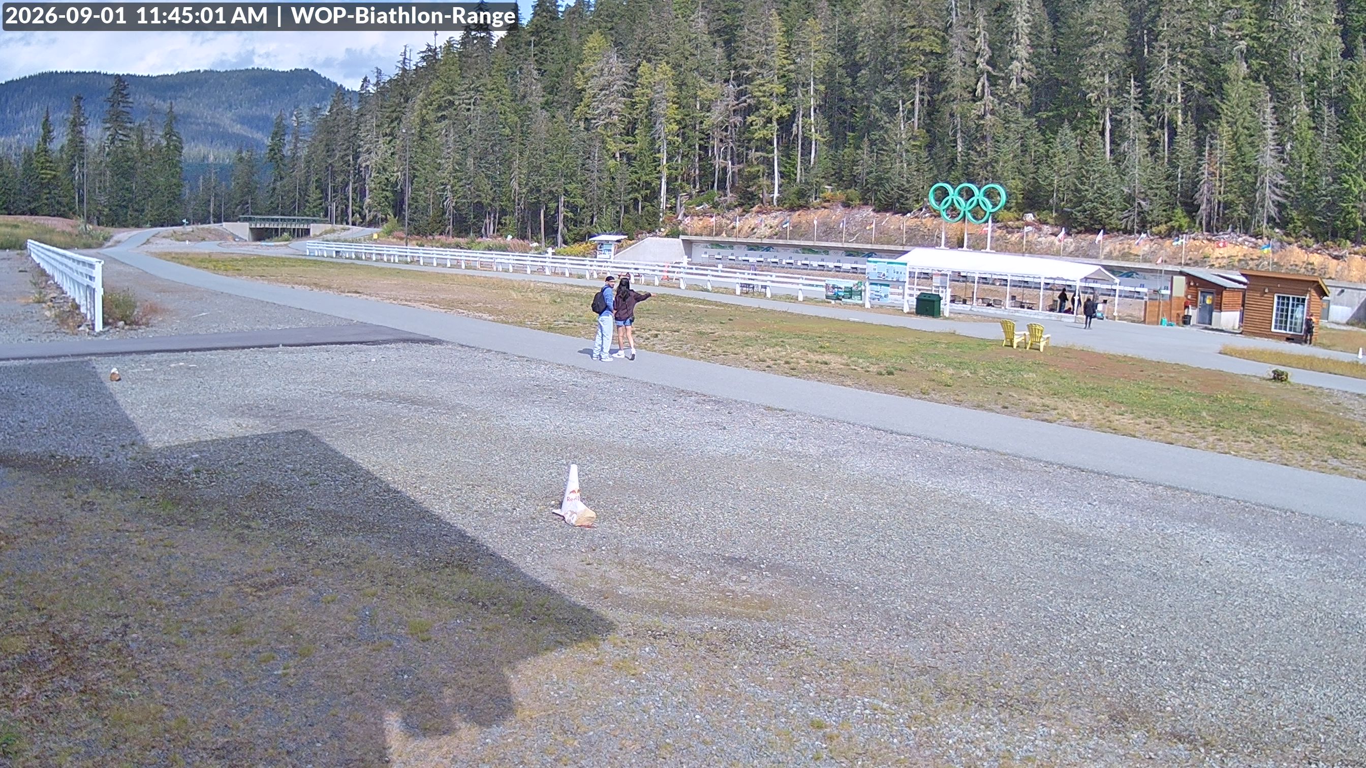 View looking North East to the Olympic Biathlon Range