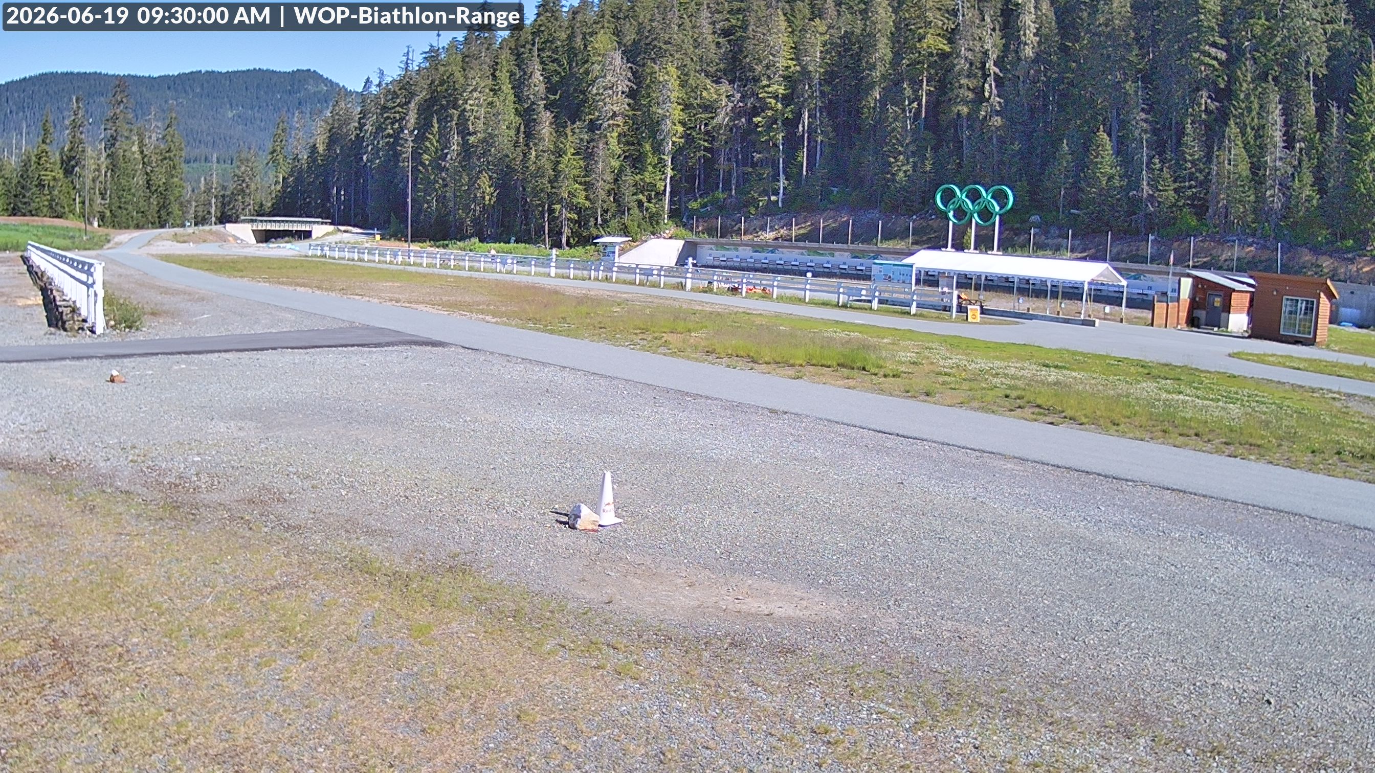 View looking North East to the Olympic Biathlon Range