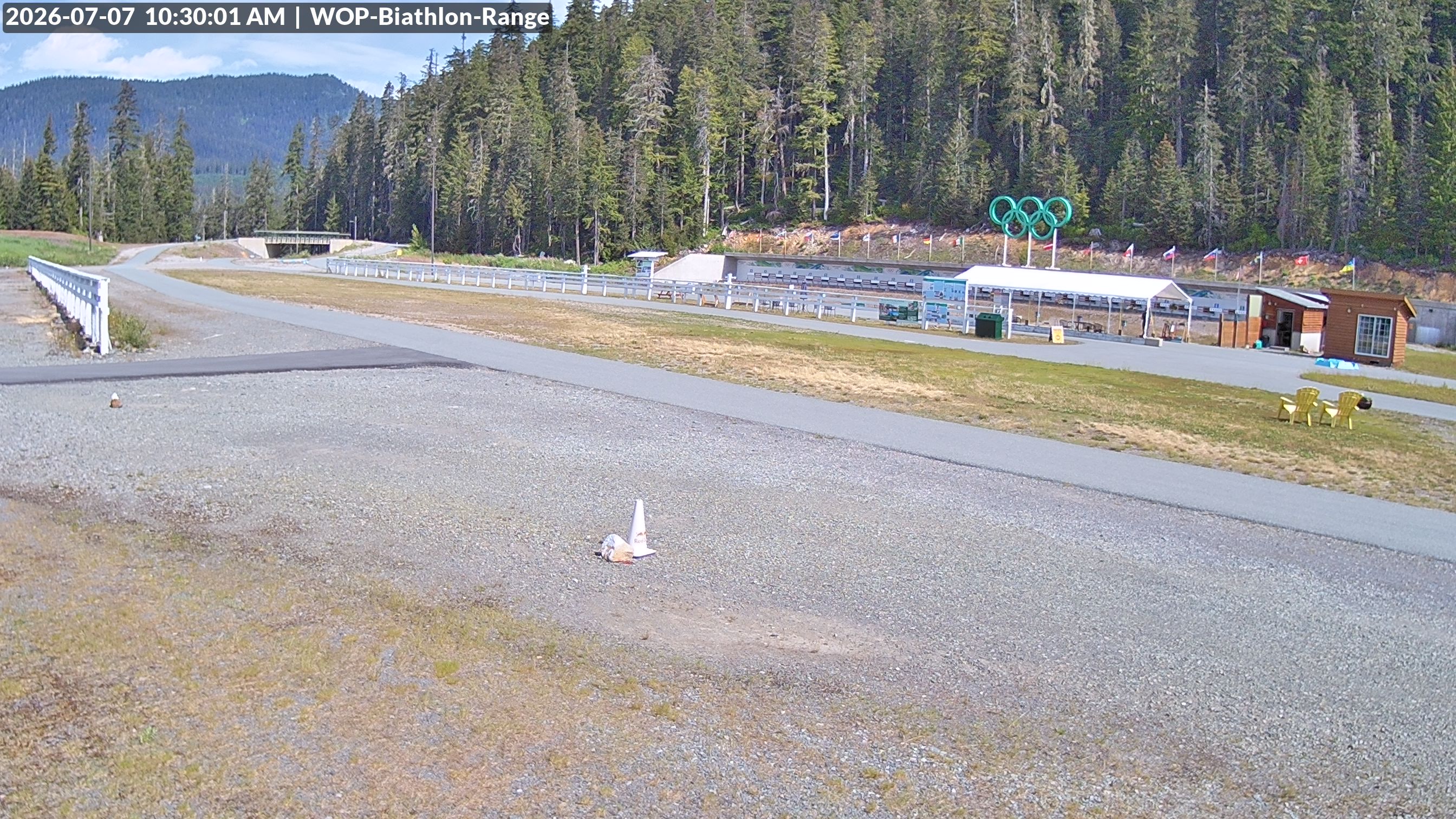 View looking North East to the Olympic Biathlon Range