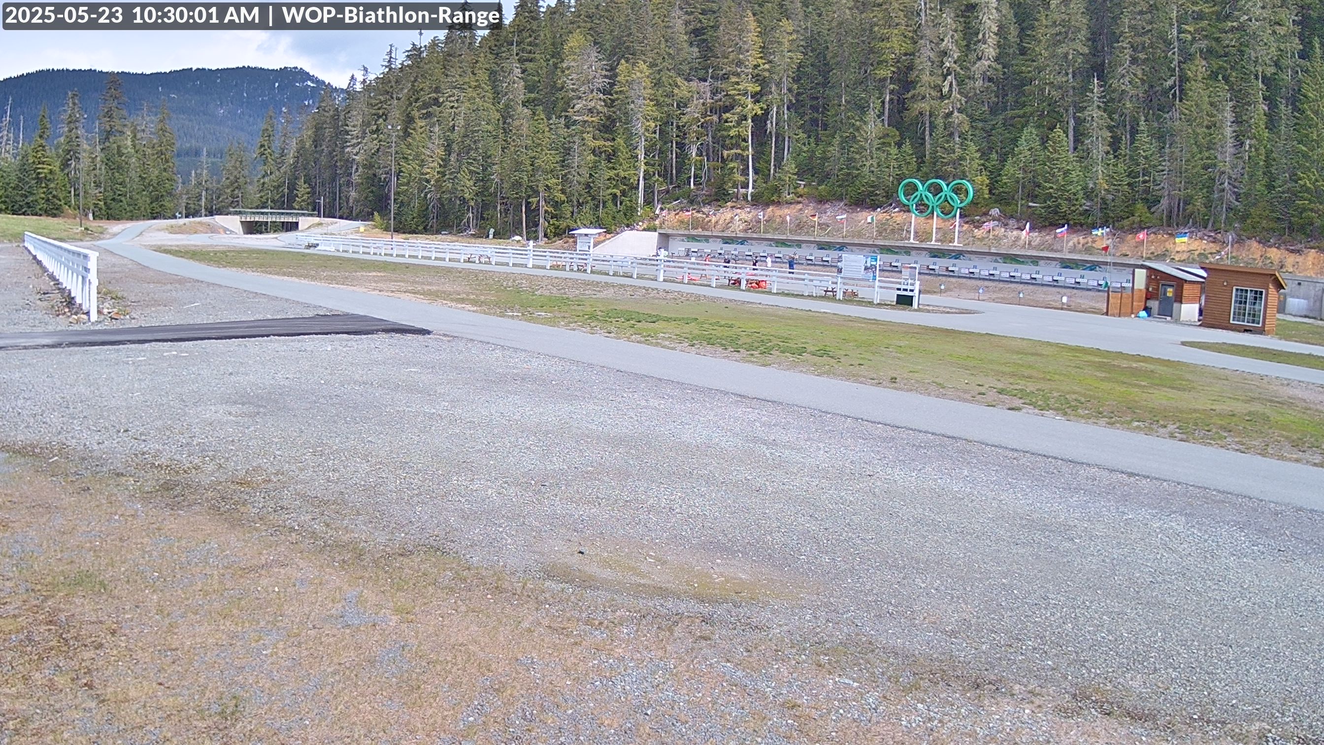 View looking North East to the Olympic Biathlon Range