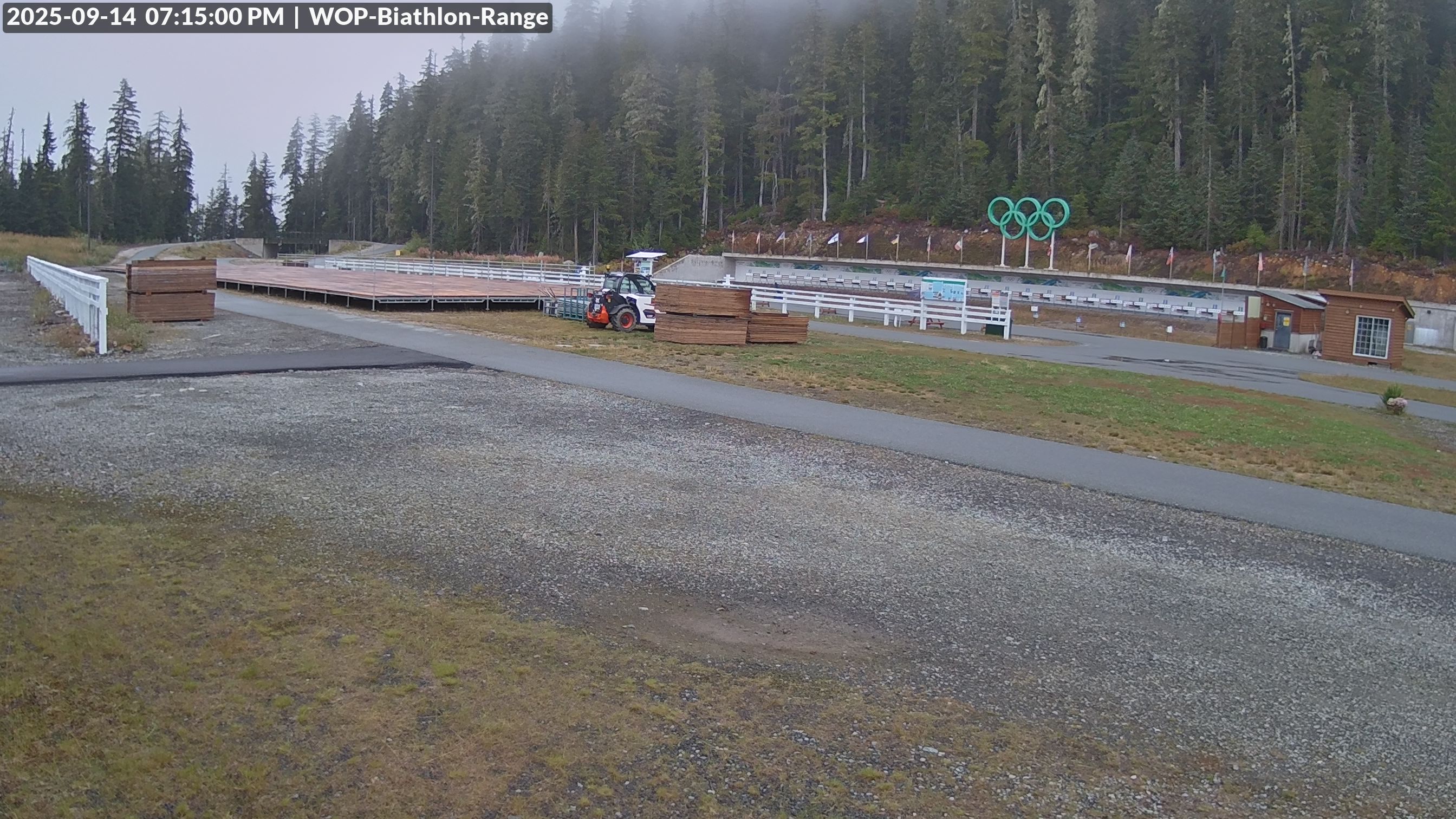 View looking North East to the Olympic Biathlon Range