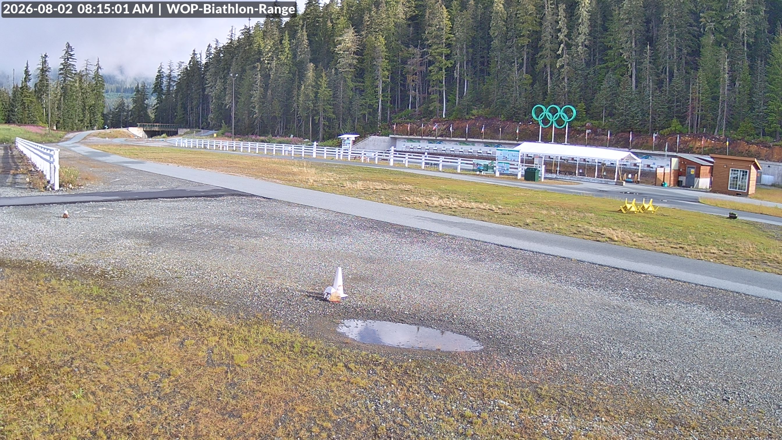View looking North East to the Olympic Biathlon Range