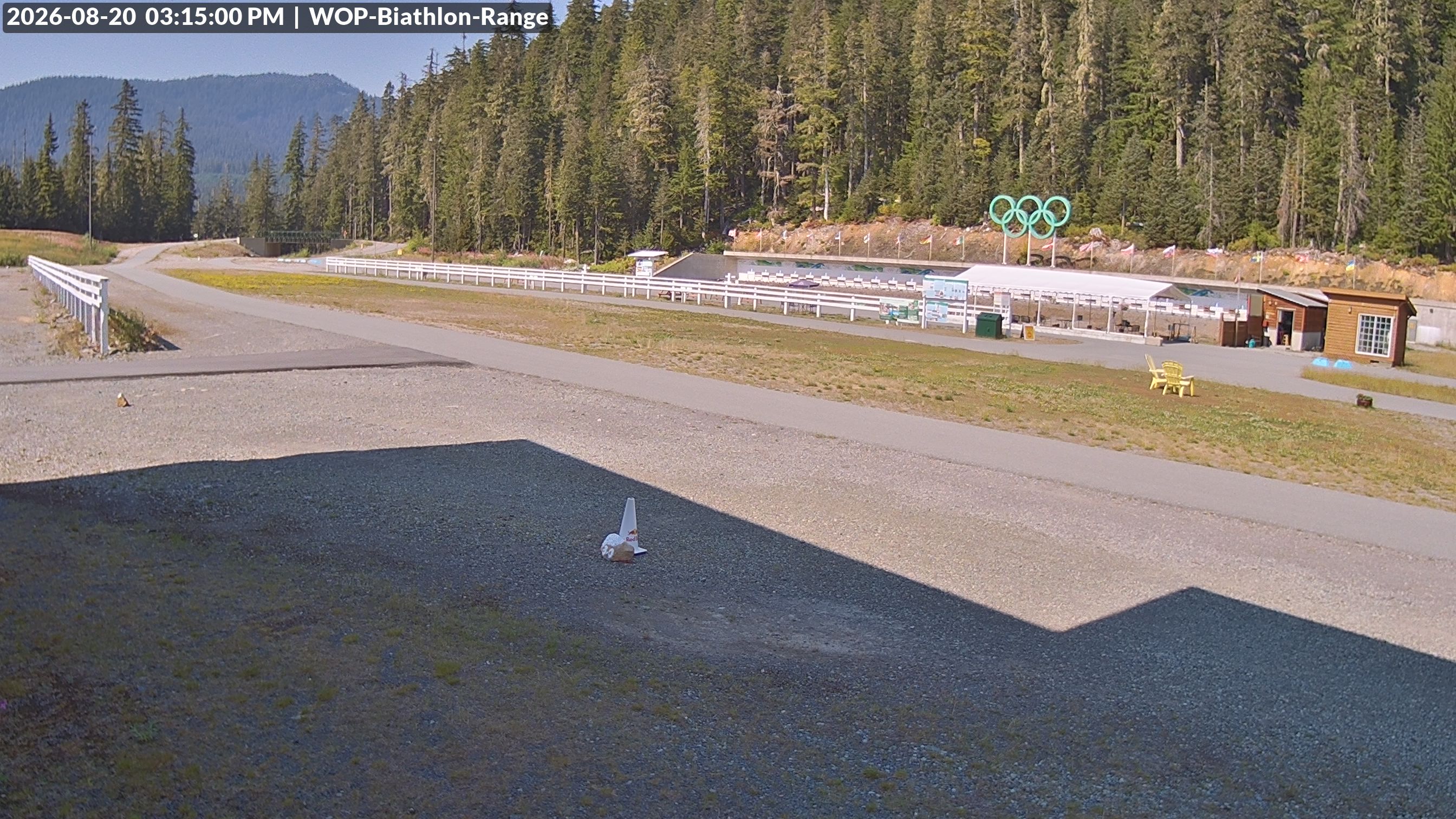 View looking North East to the Olympic Biathlon Range