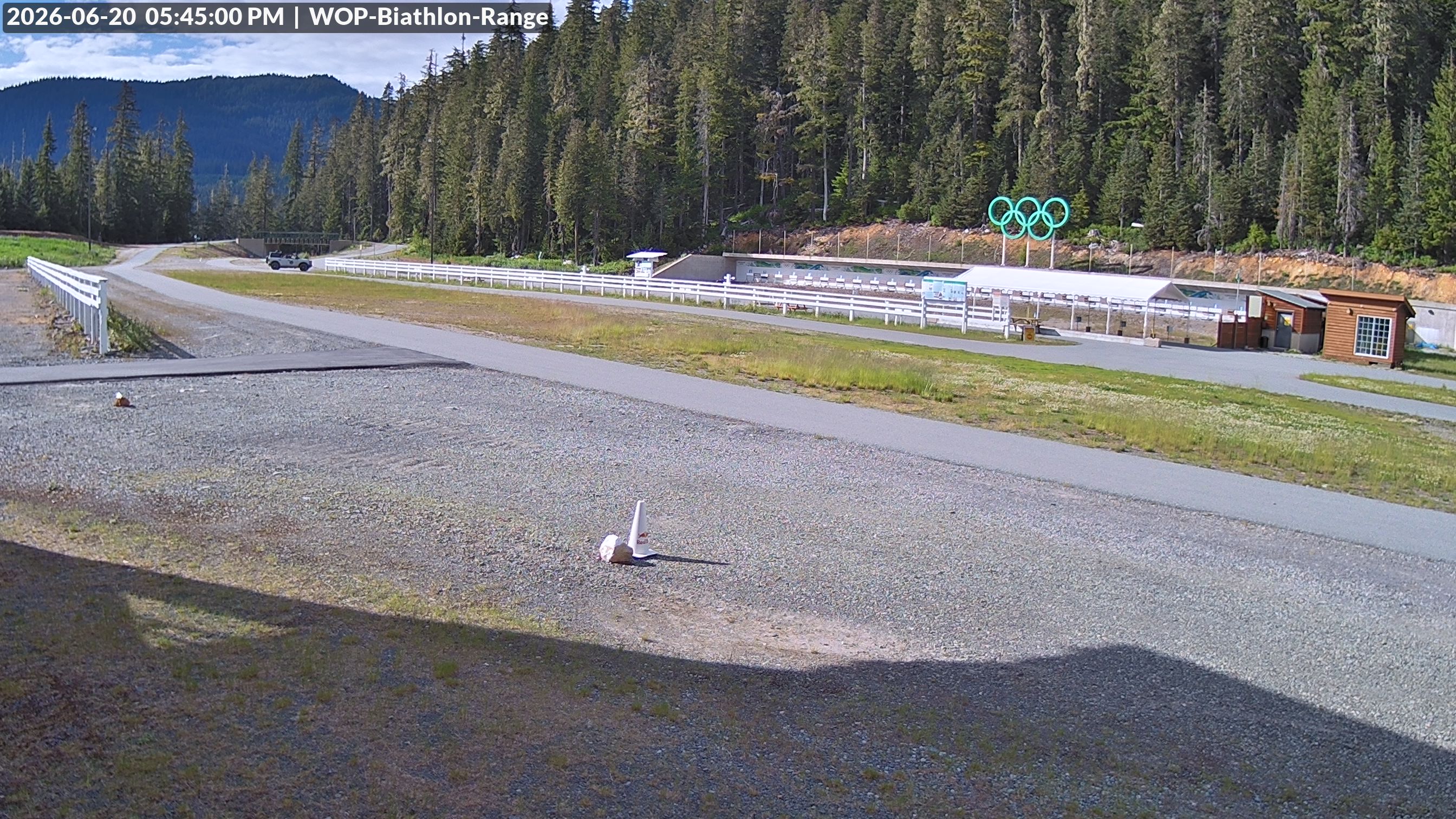 View looking North East to the Olympic Biathlon Range