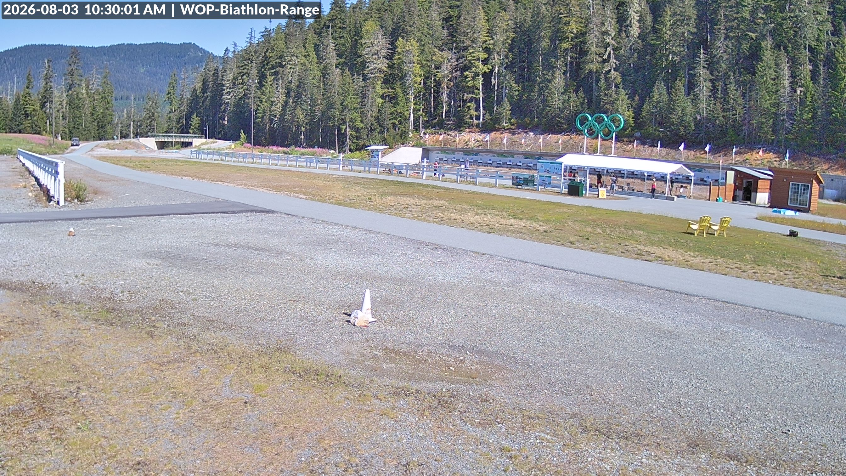 View looking North East to the Olympic Biathlon Range