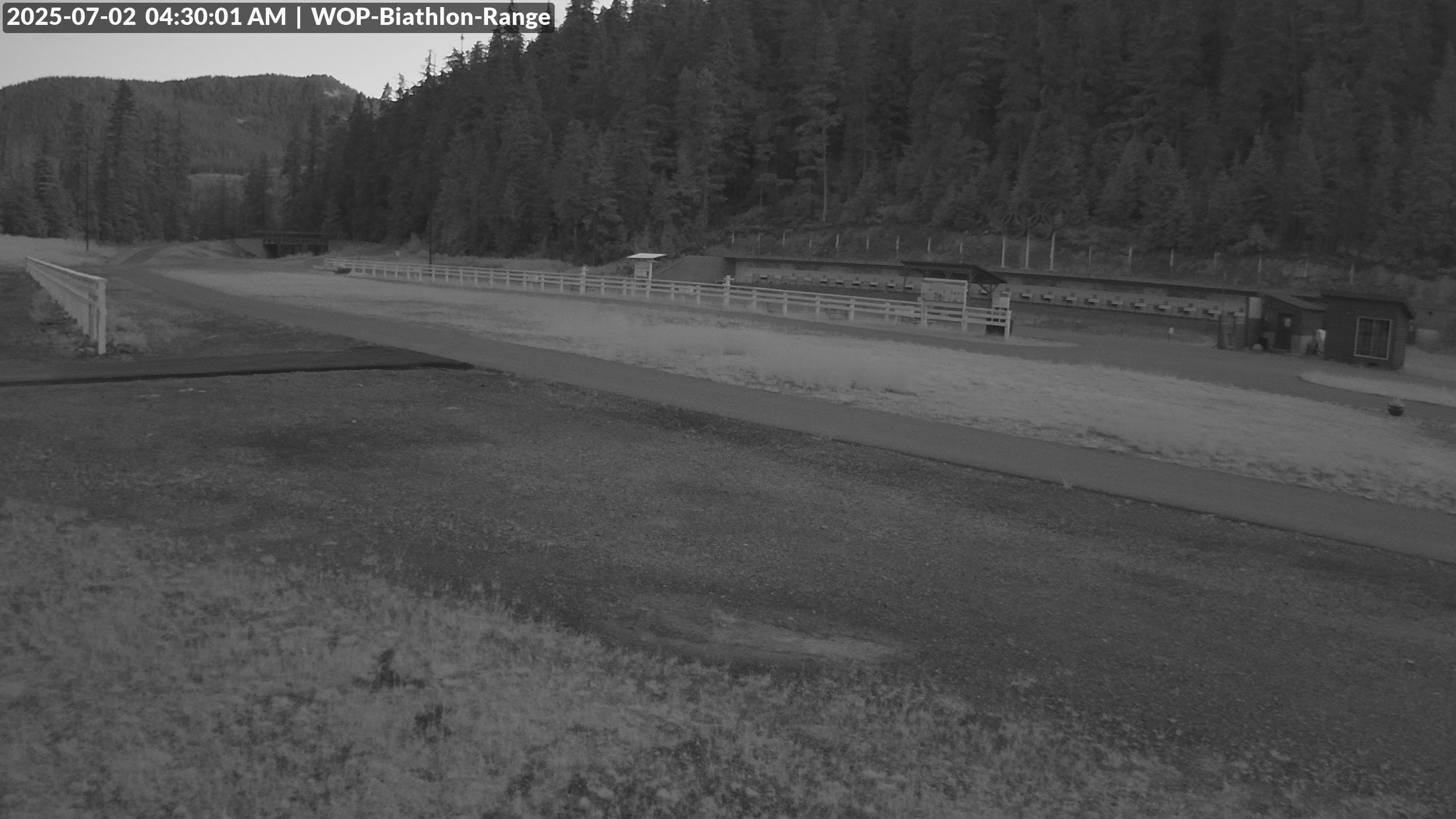 View looking North East to the Olympic Biathlon Range