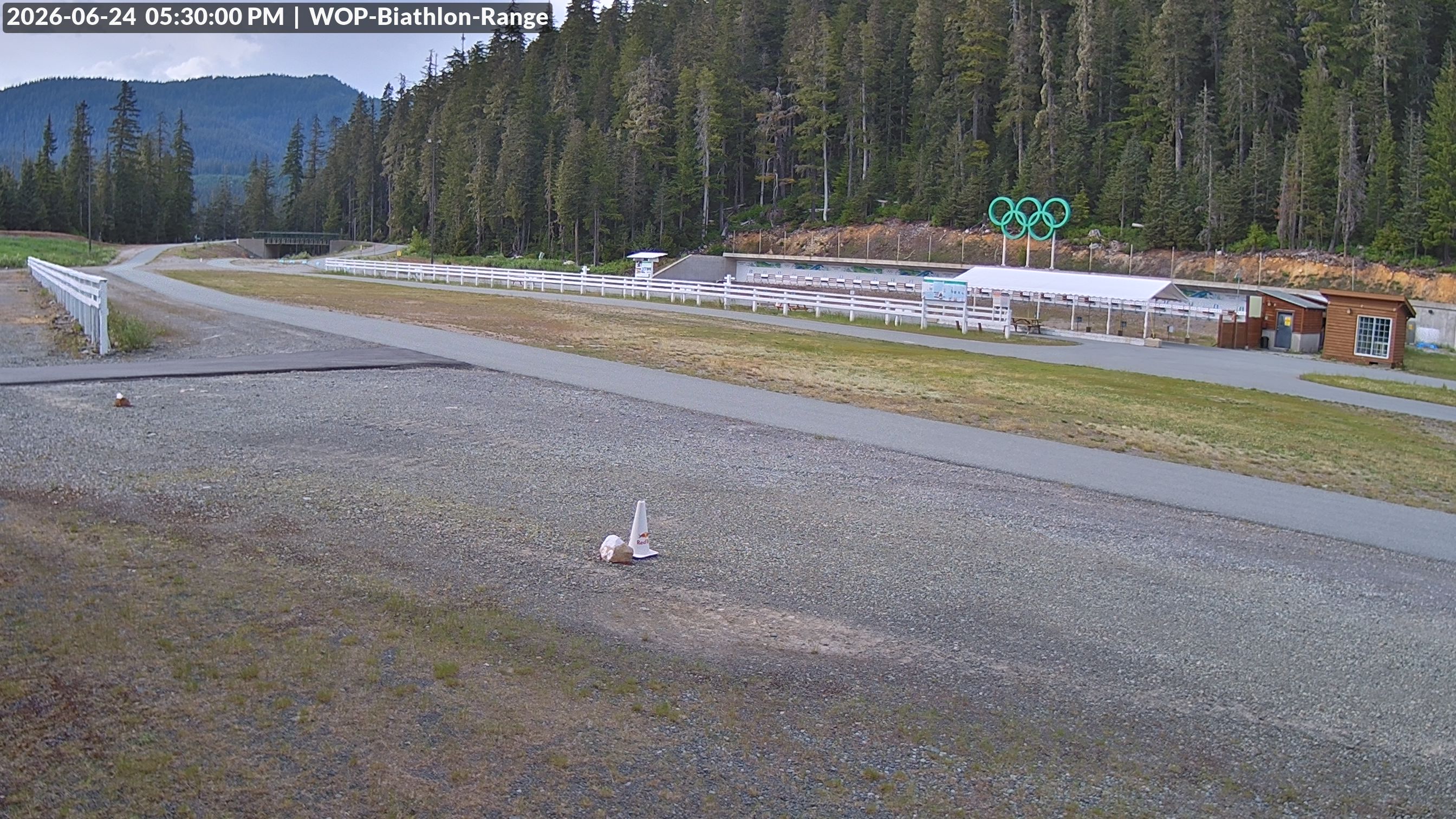 View looking North East to the Olympic Biathlon Range