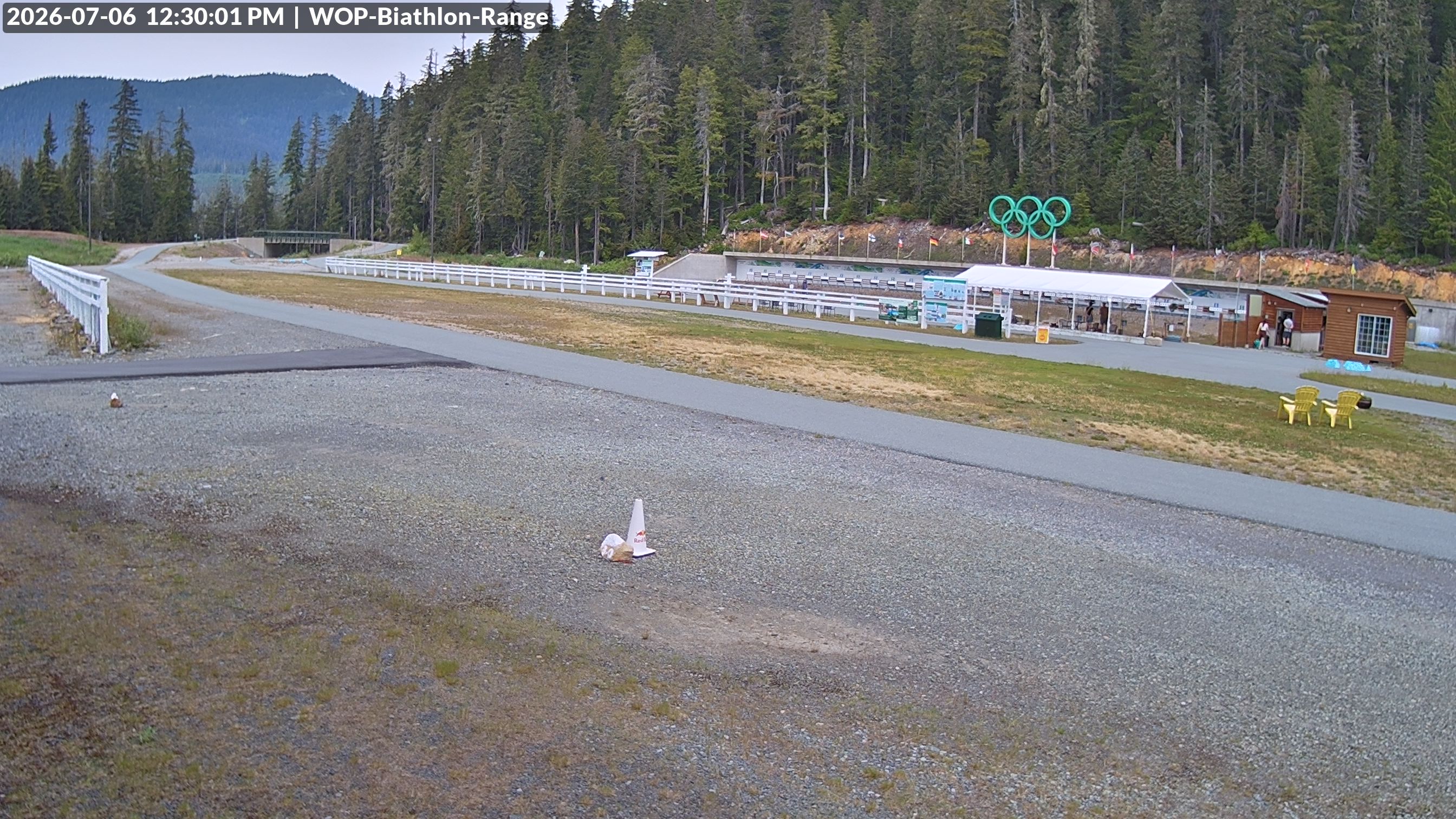 View looking North East to the Olympic Biathlon Range