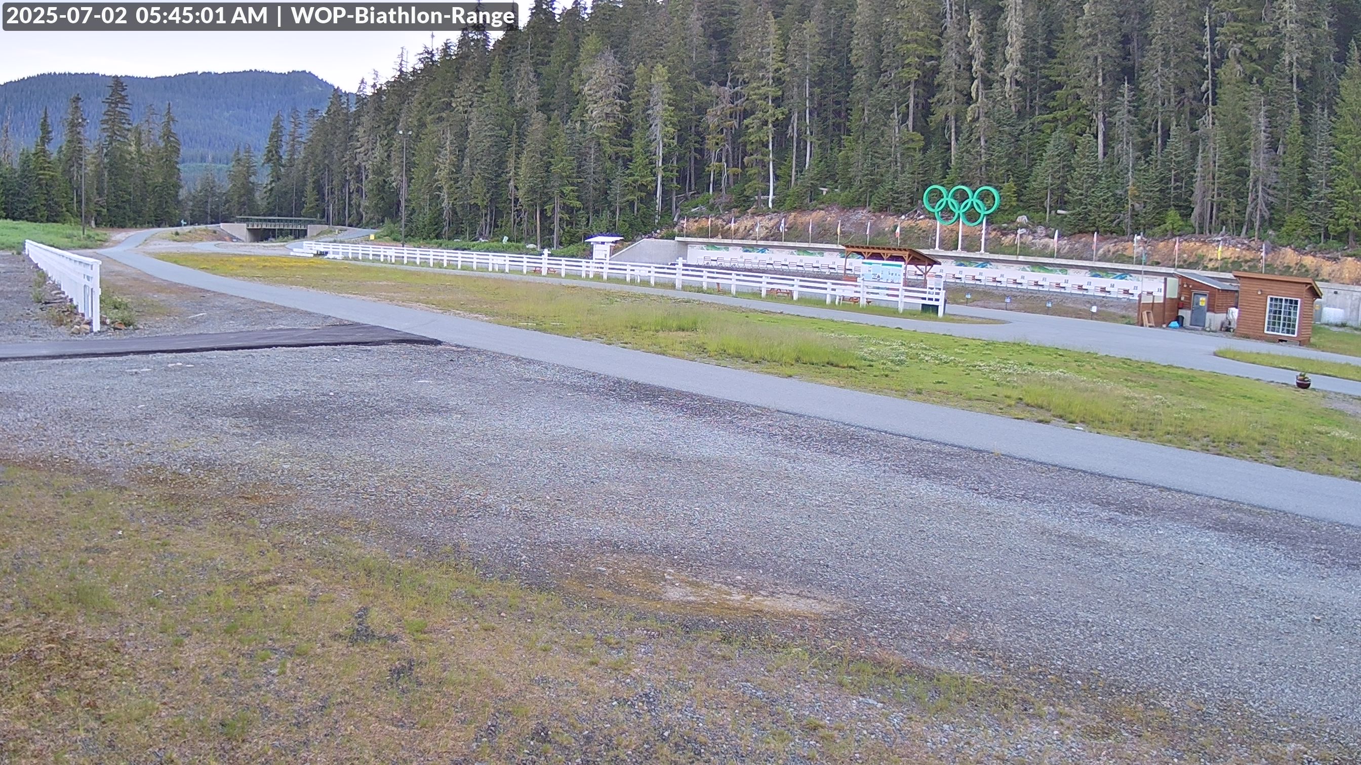 View looking North East to the Olympic Biathlon Range