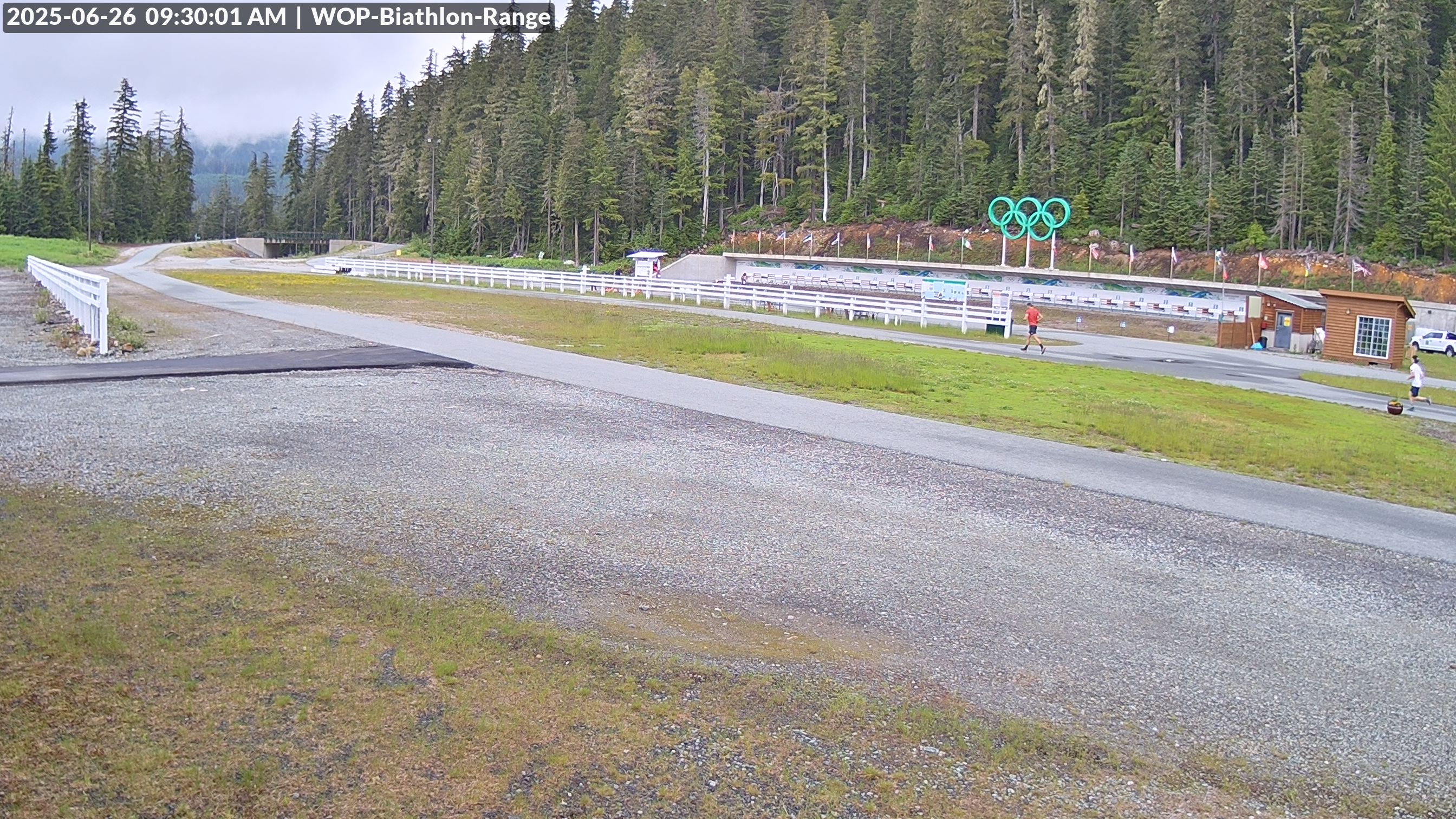 View looking North East to the Olympic Biathlon Range