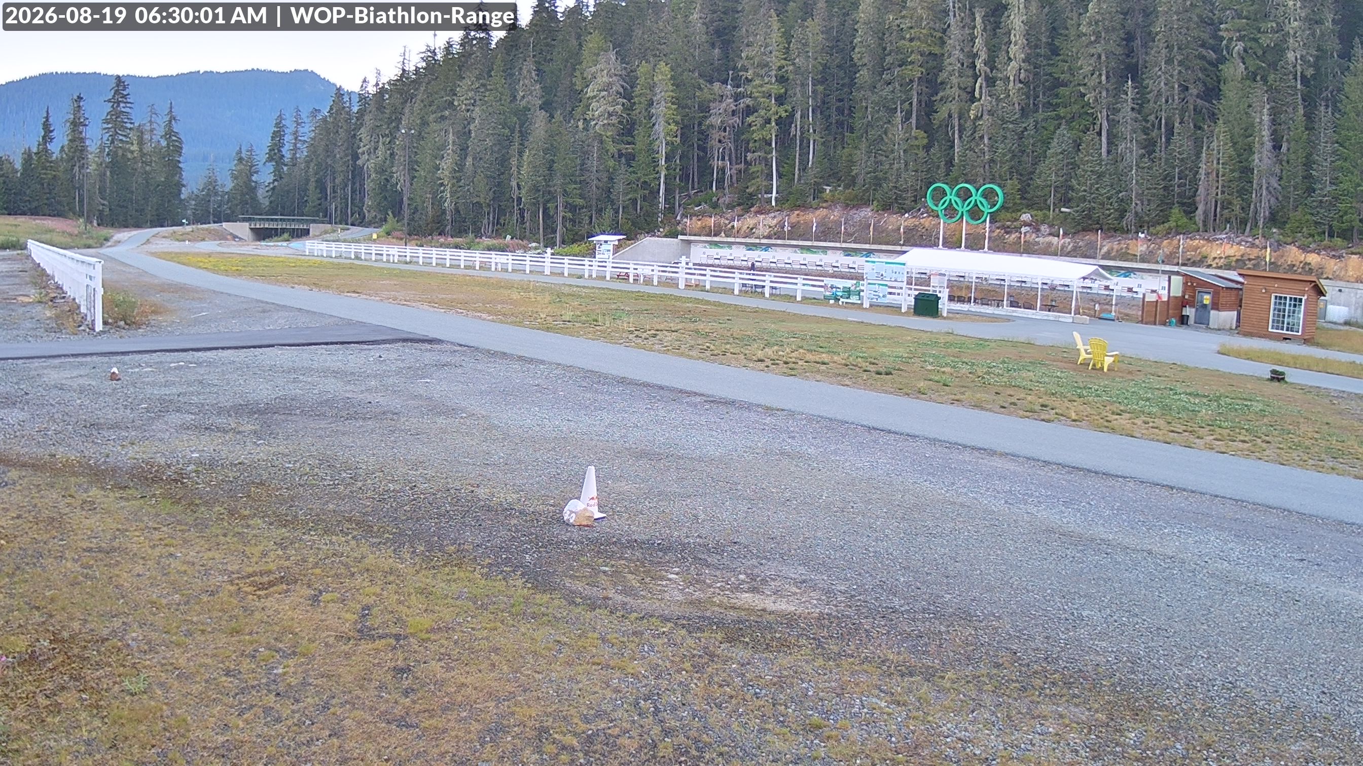 View looking North East to the Olympic Biathlon Range