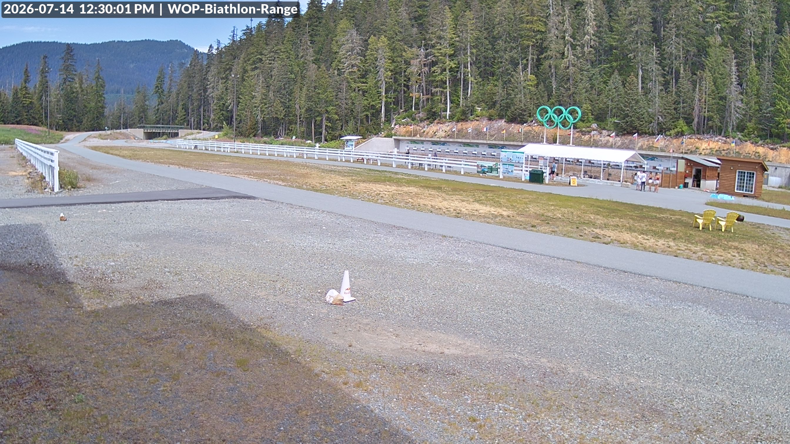 View looking North East to the Olympic Biathlon Range