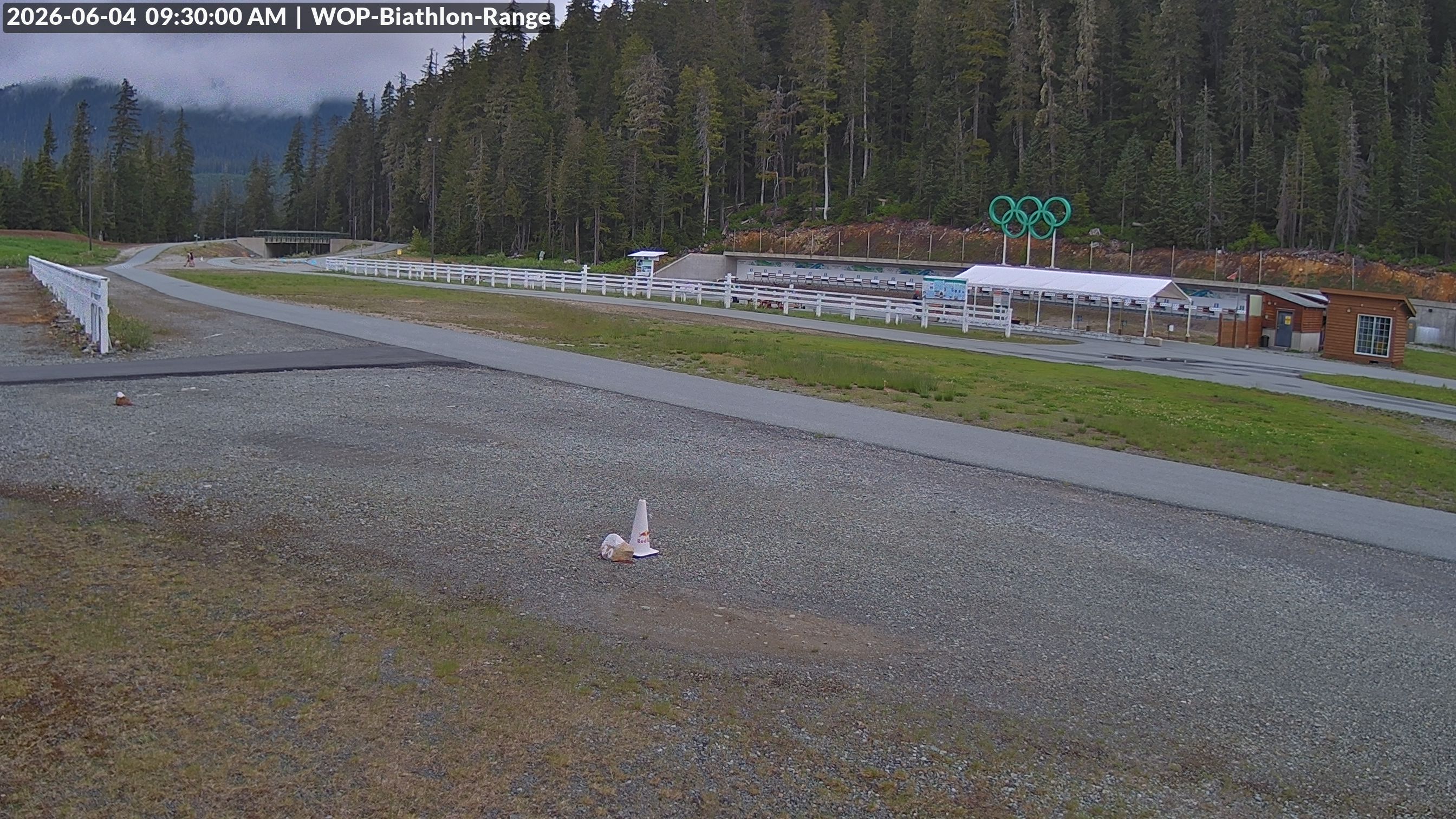 View looking North East to the Olympic Biathlon Range