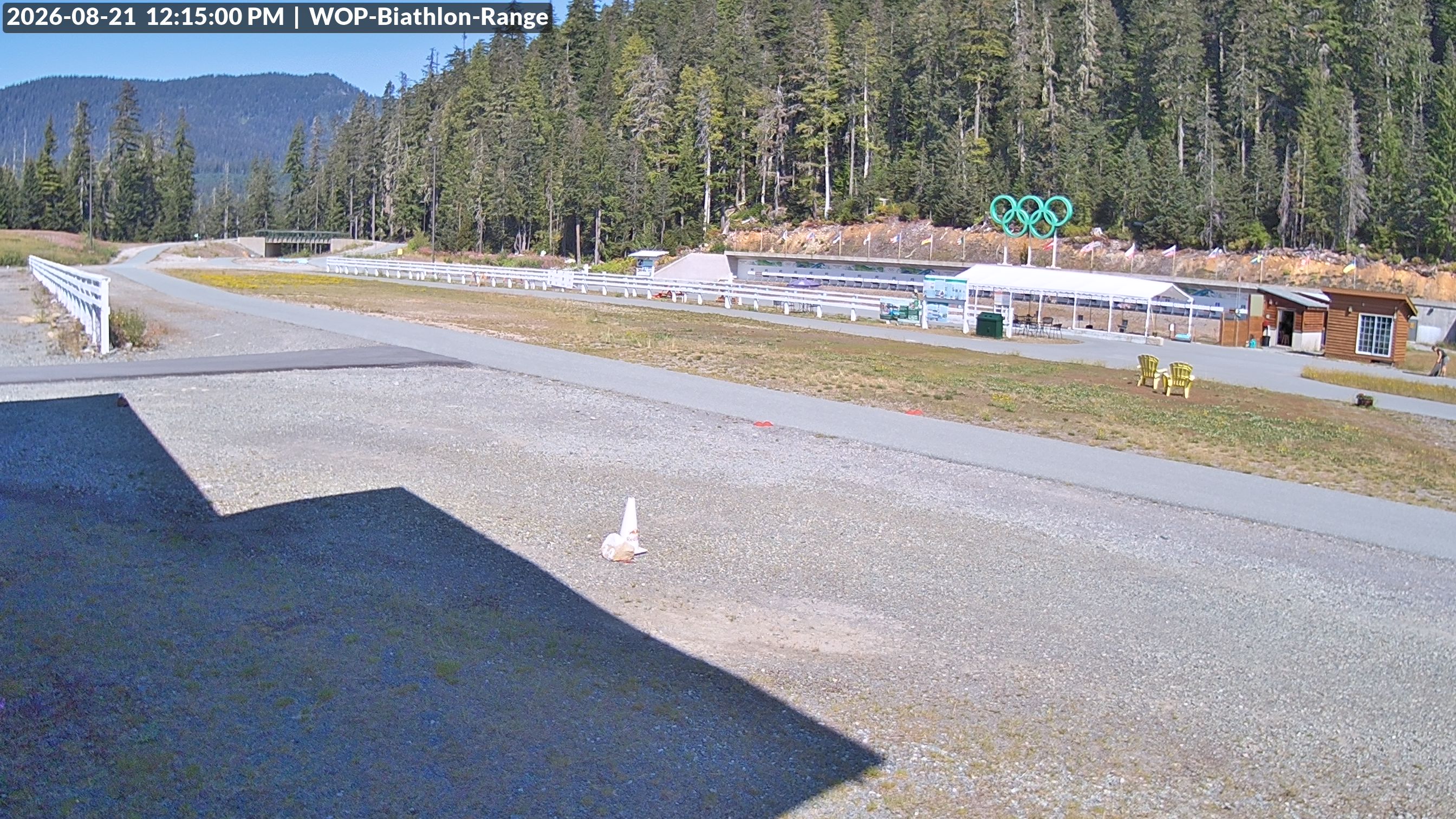 View looking North East to the Olympic Biathlon Range