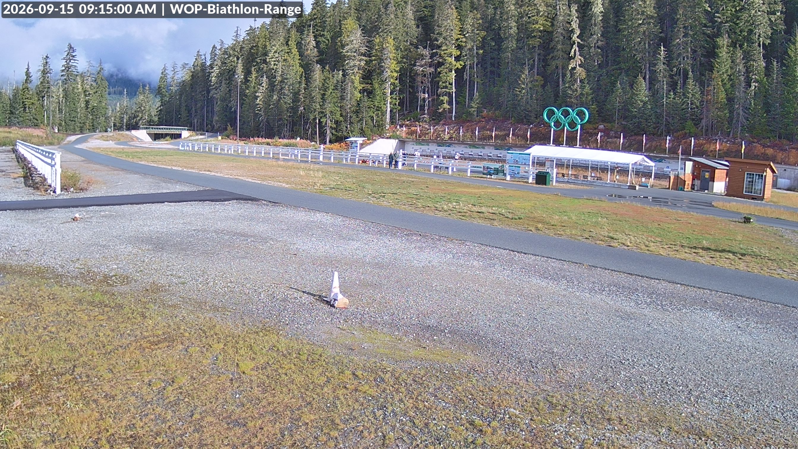 View looking North East to the Olympic Biathlon Range
