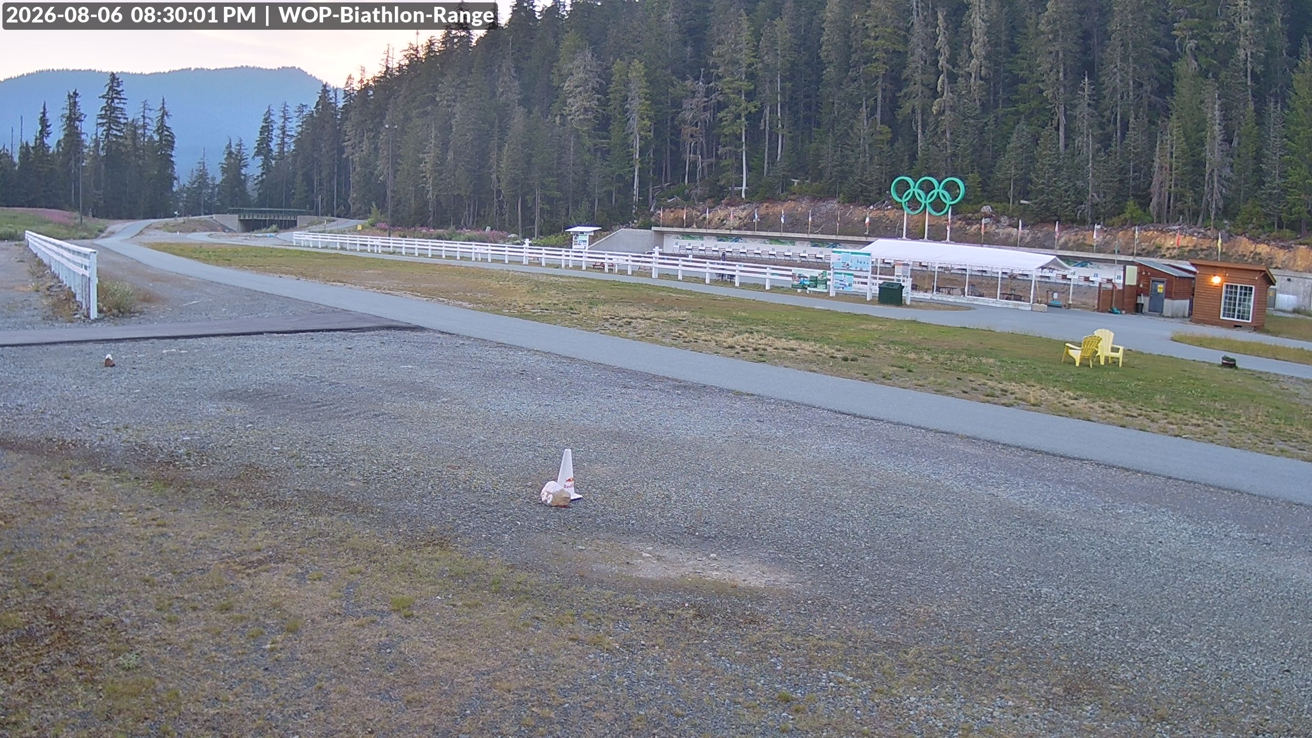 View looking North East to the Olympic Biathlon Range
