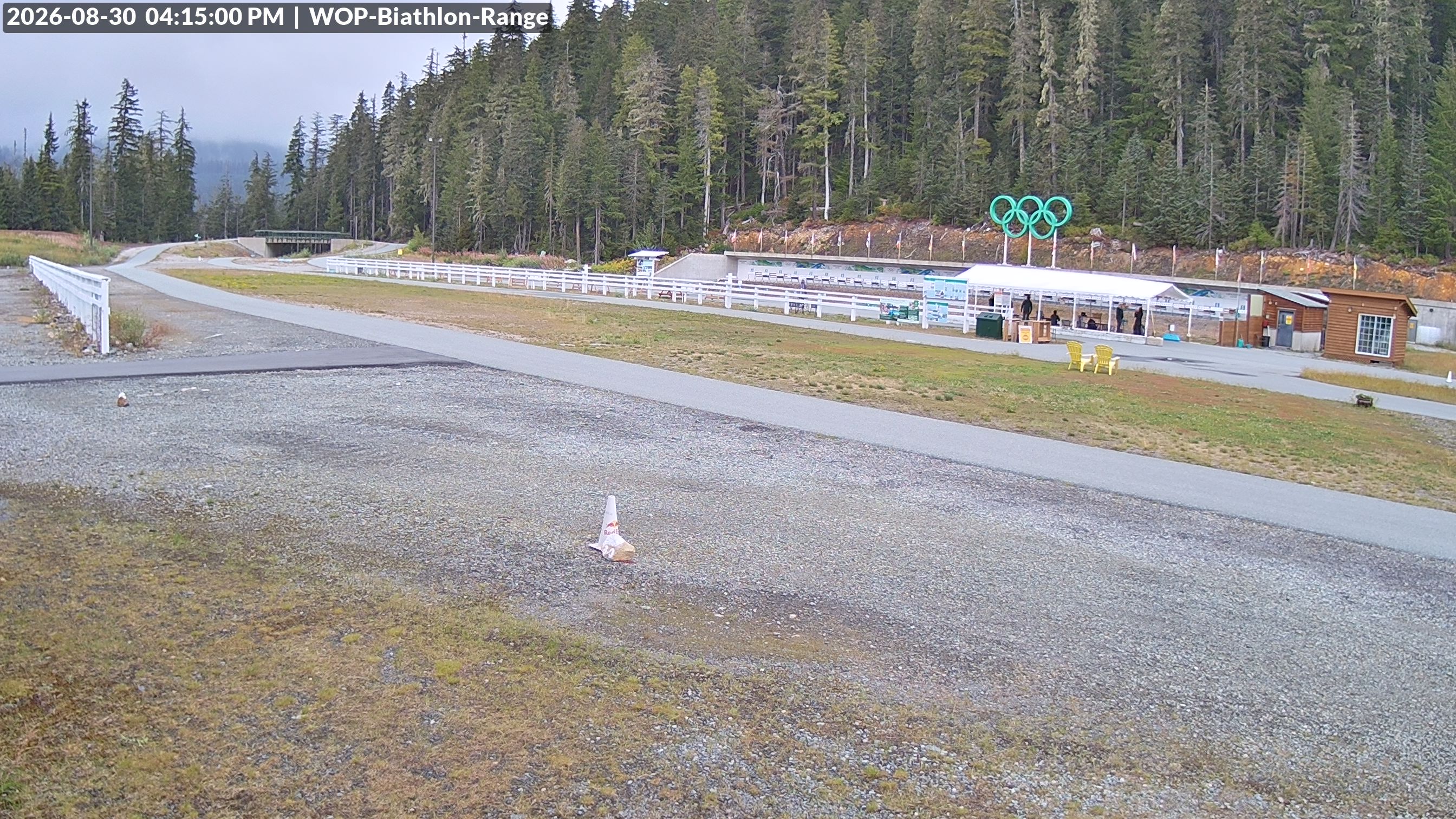 View looking North East to the Olympic Biathlon Range