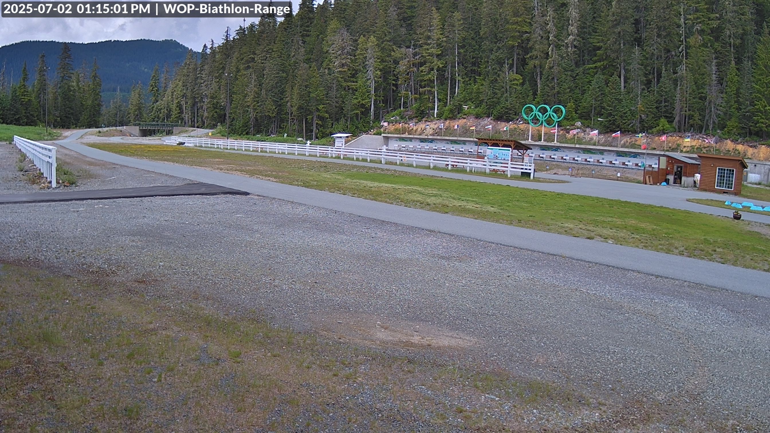 View looking North East to the Olympic Biathlon Range