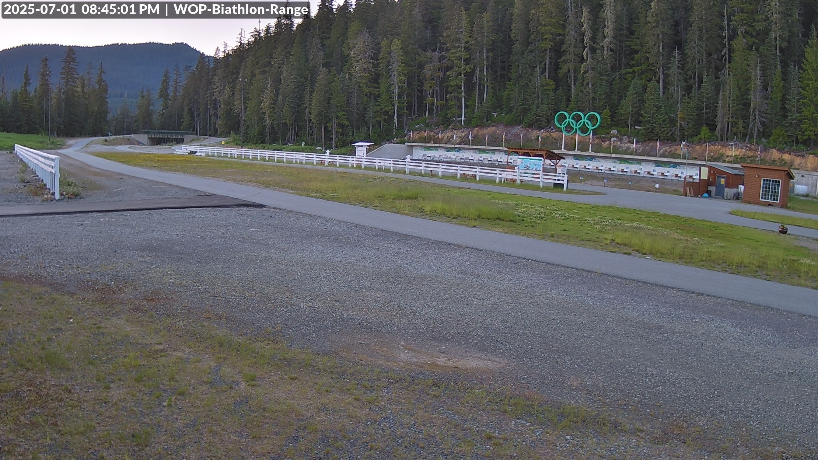 View looking North East to the Olympic Biathlon Range