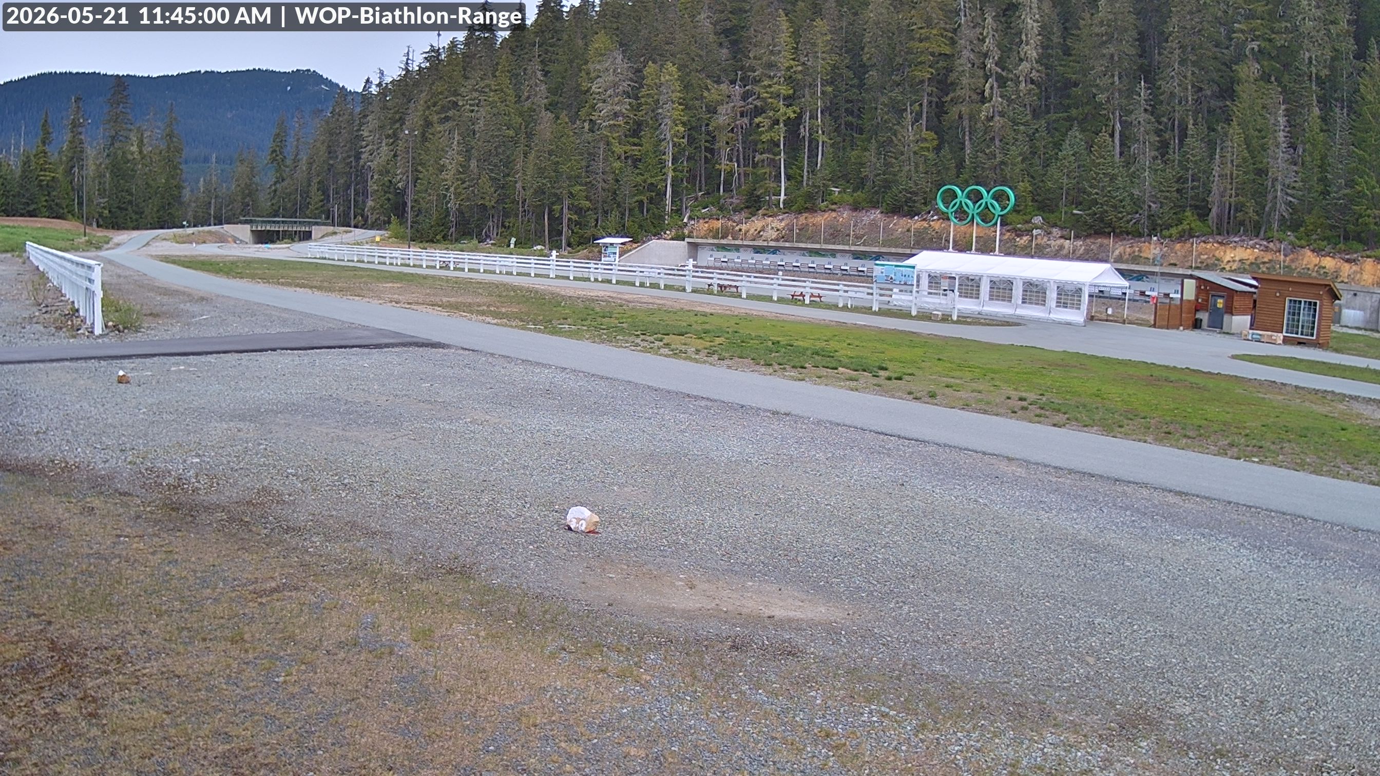 View looking North East to the Olympic Biathlon Range