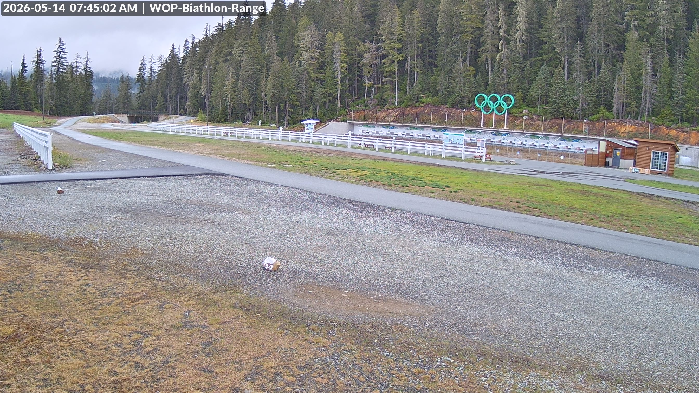 View looking North East to the Olympic Biathlon Range