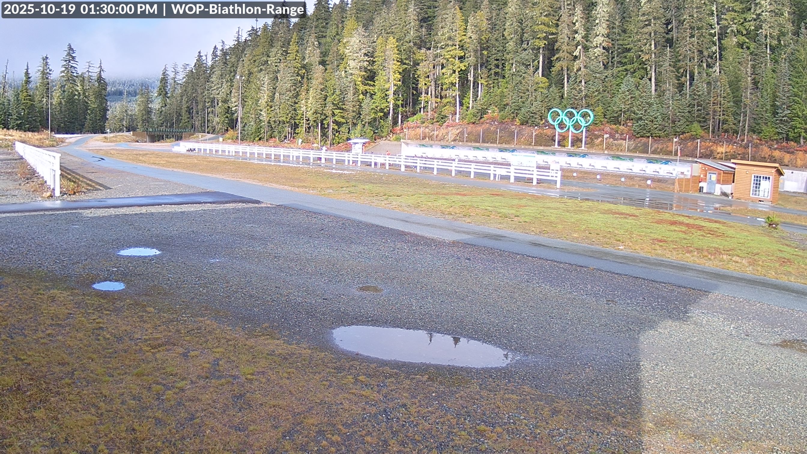 View looking North East to the Olympic Biathlon Range