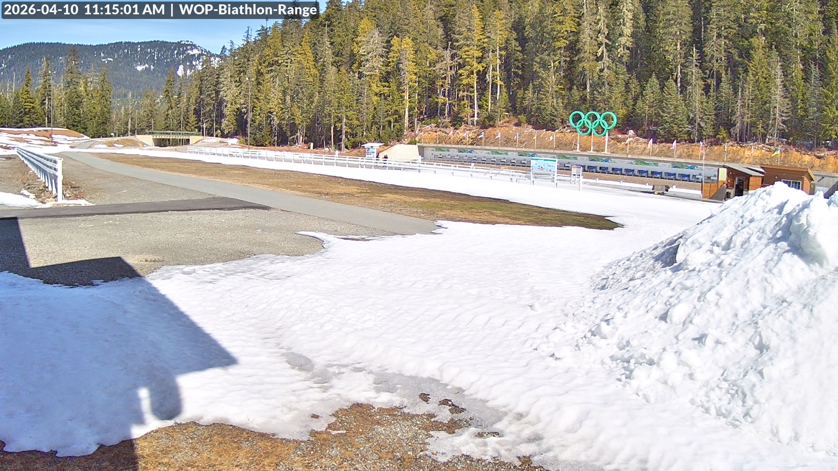 View looking North East to the Olympic Biathlon Range
